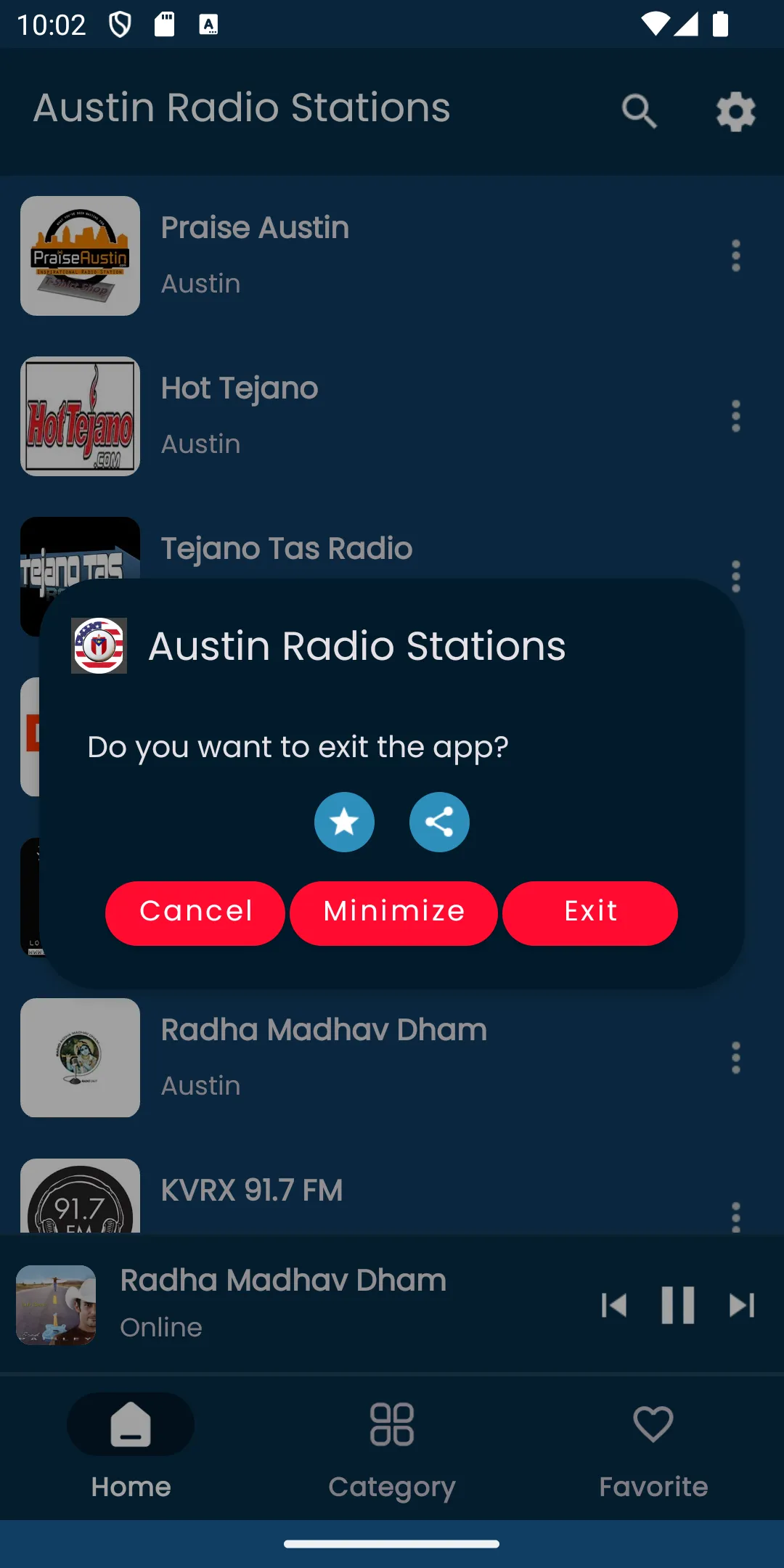 Radios from Austin | Indus Appstore | Screenshot