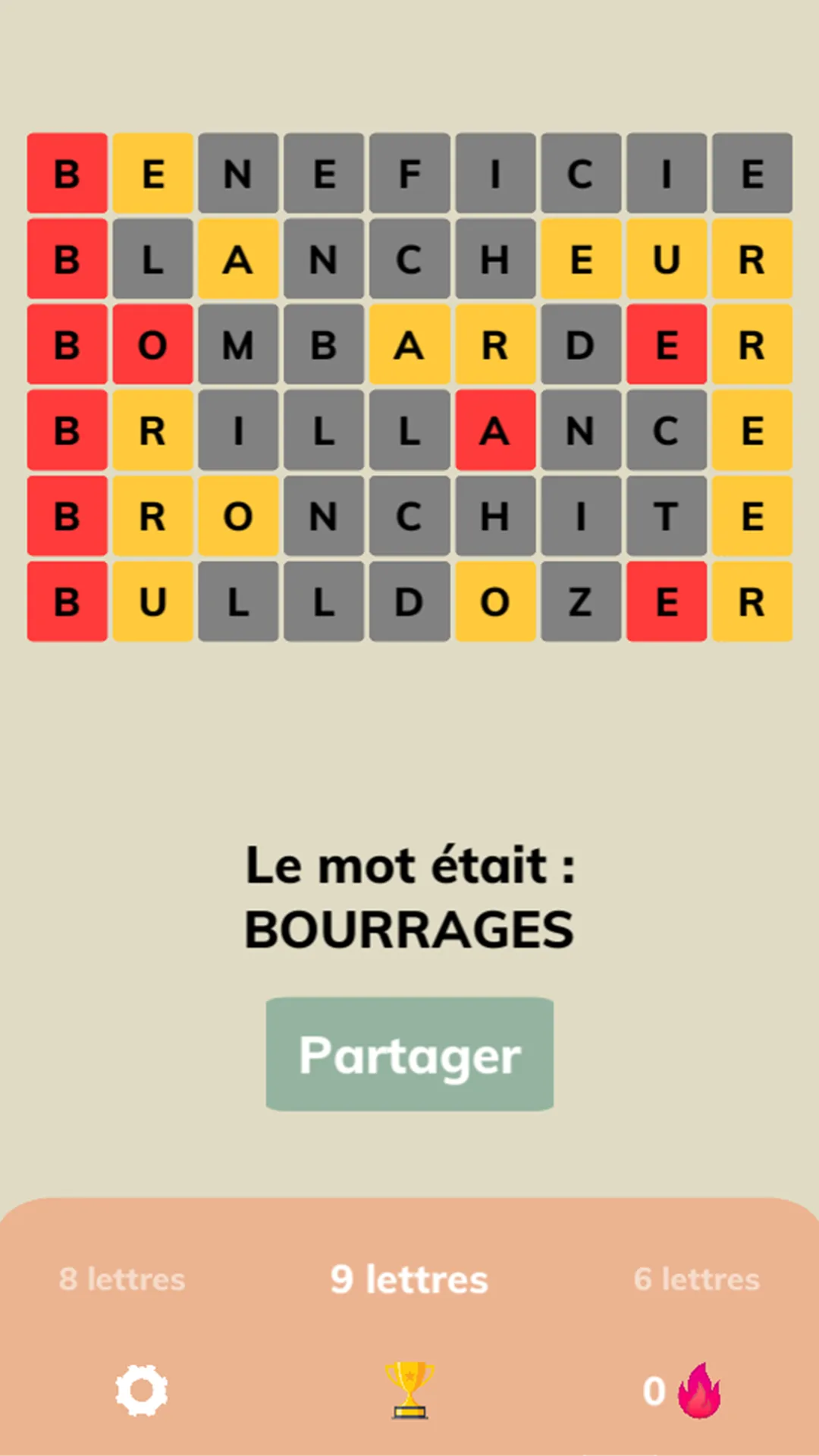 MOTUS - 1 Jour 4 Mots | Indus Appstore | Screenshot