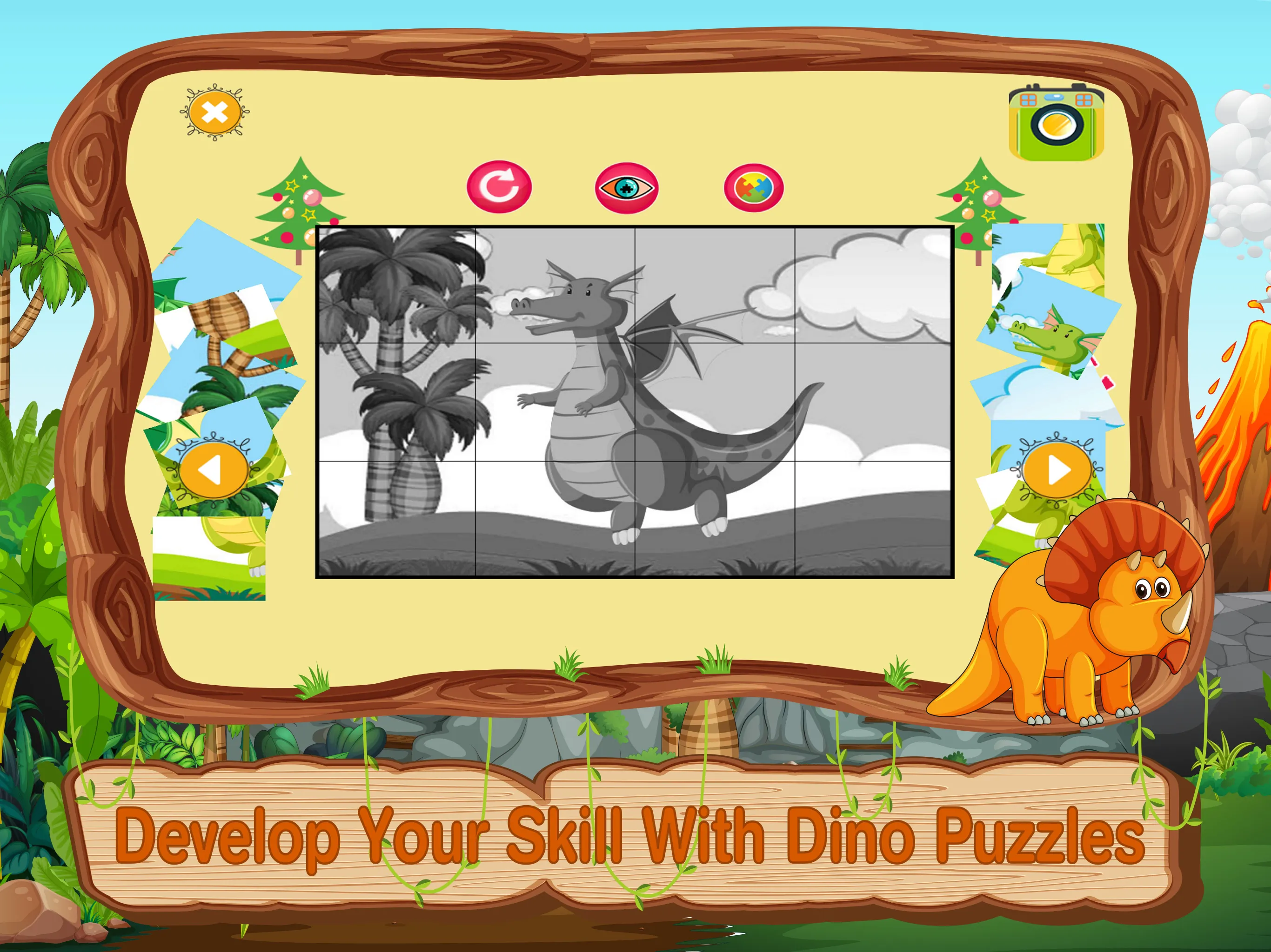 Dinosaur Coloring Games Puzzle | Indus Appstore | Screenshot