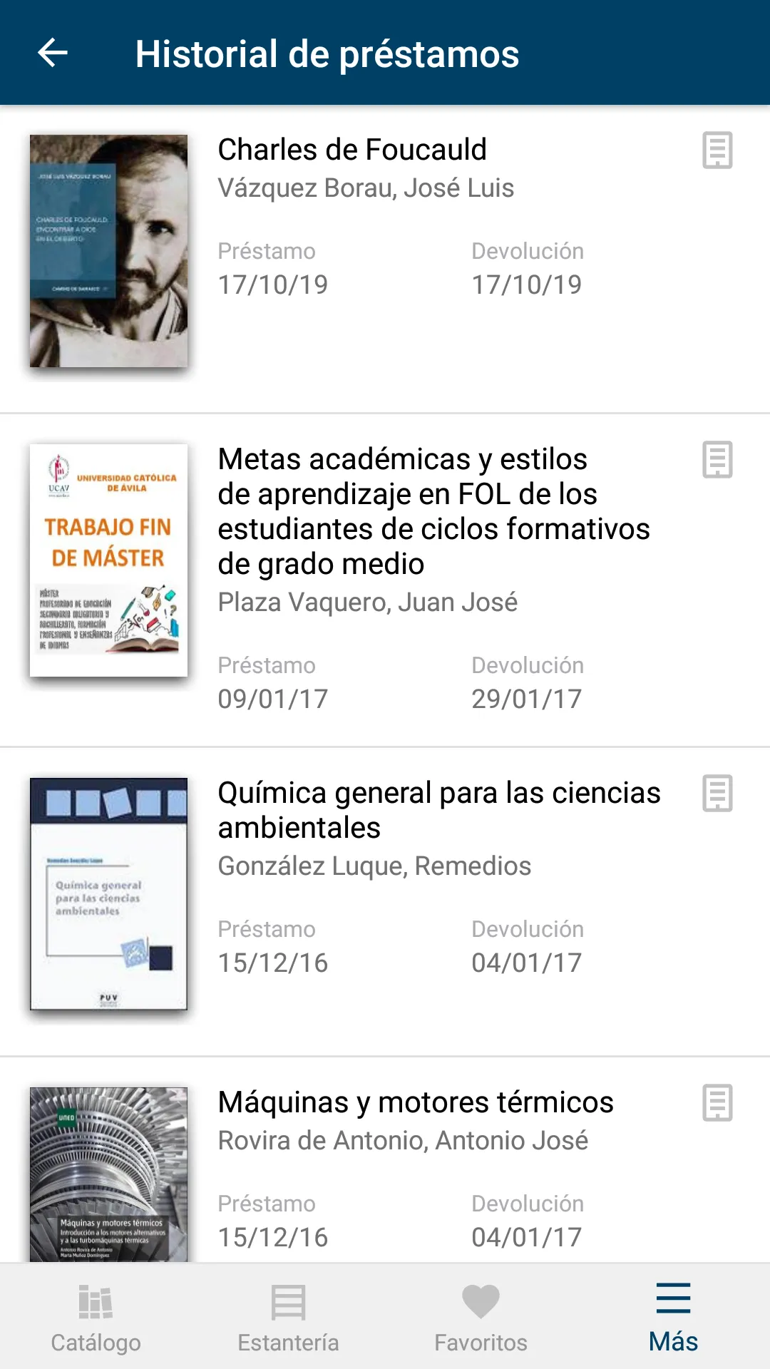 UCAV Biblioteca | Indus Appstore | Screenshot