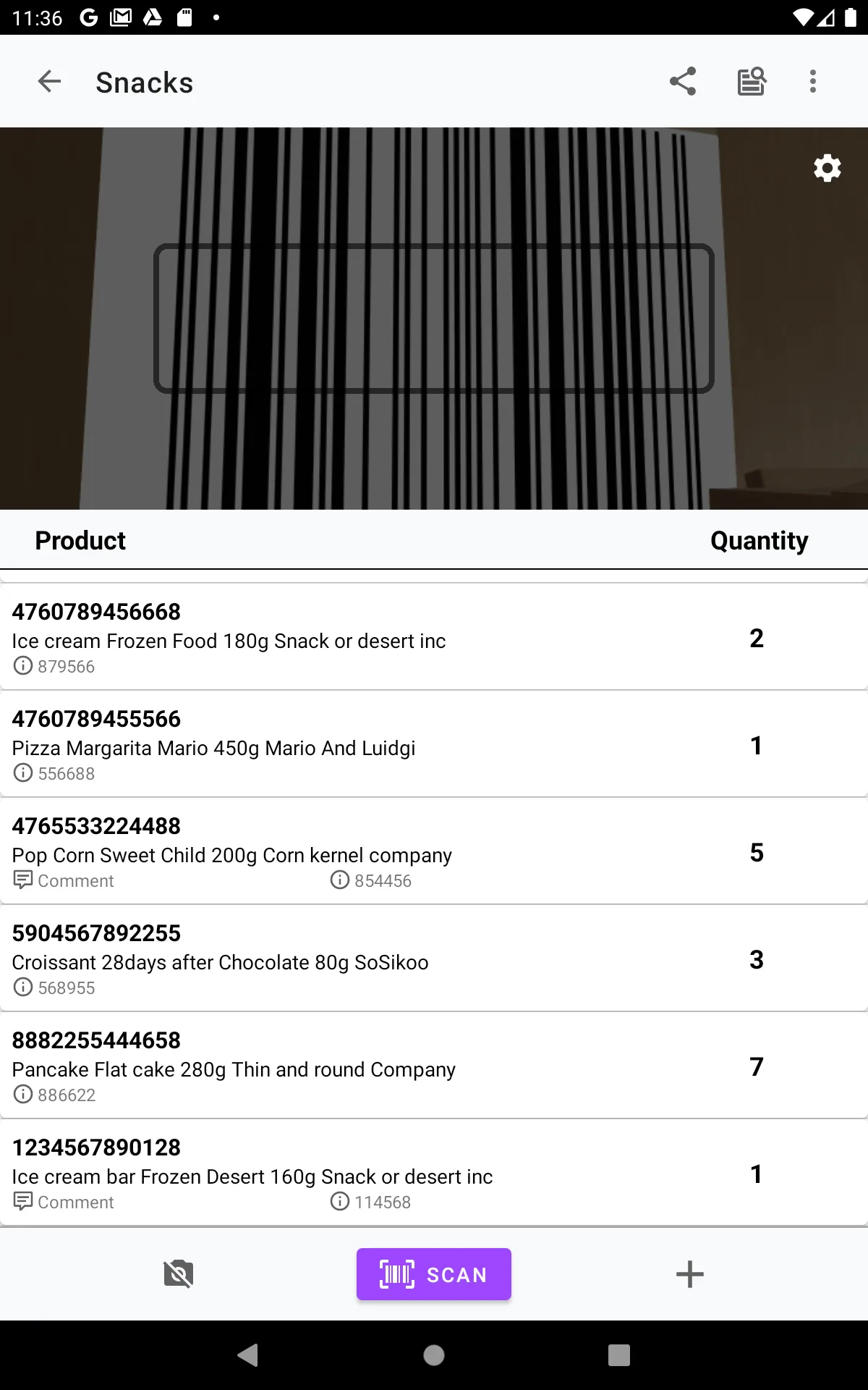 Barcodica - Barcode scanner | Indus Appstore | Screenshot