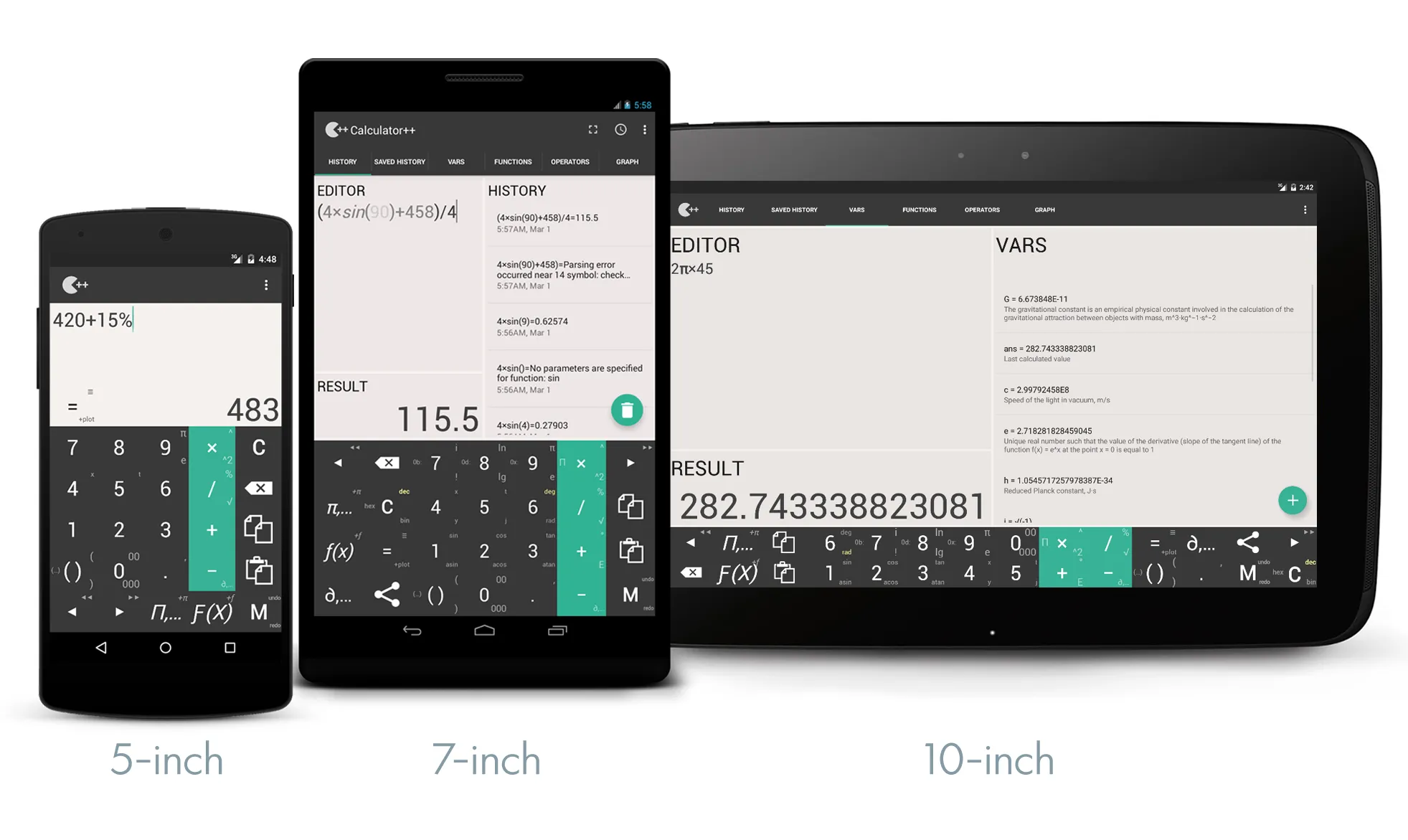 Calculator ++ | Indus Appstore | Screenshot