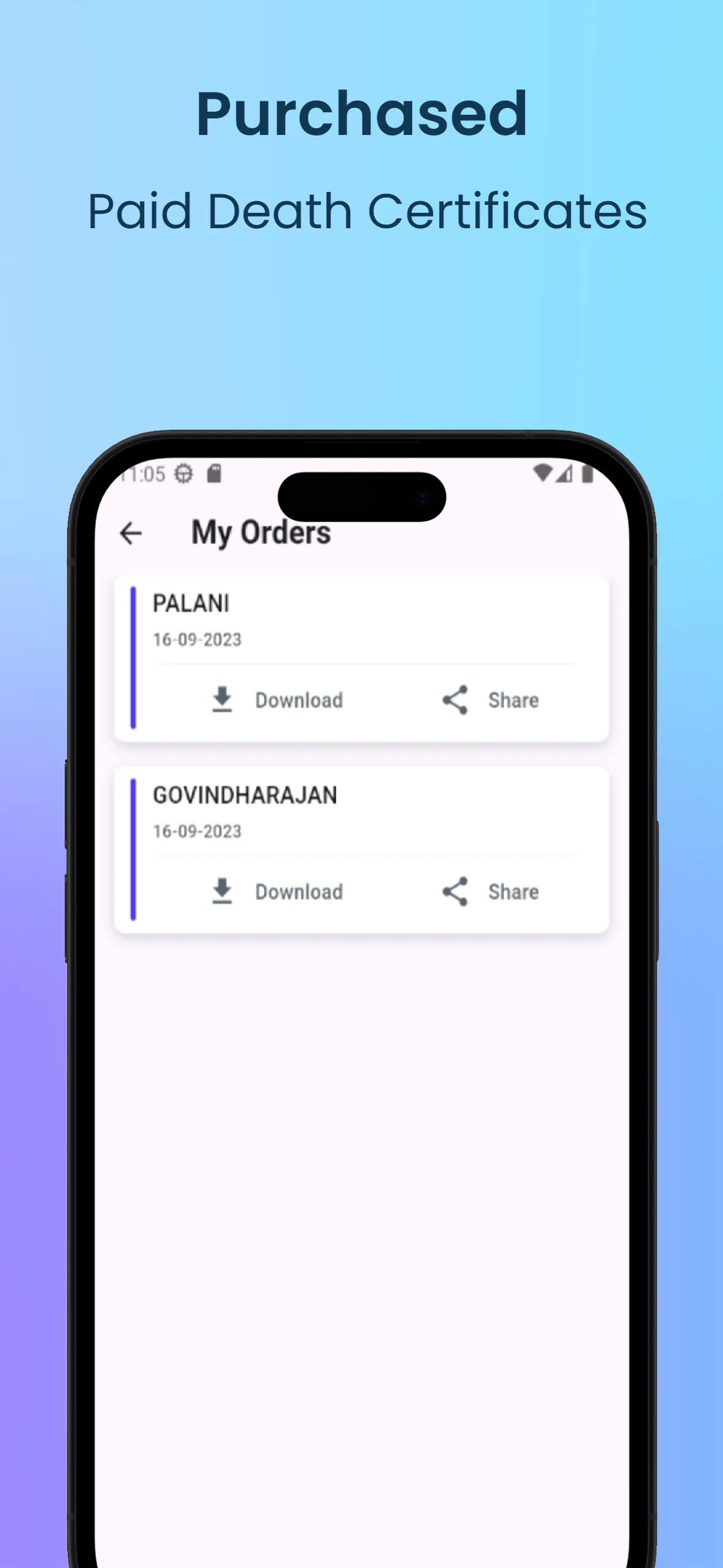 Death Certificate Tamil Nadu | Indus Appstore | Screenshot