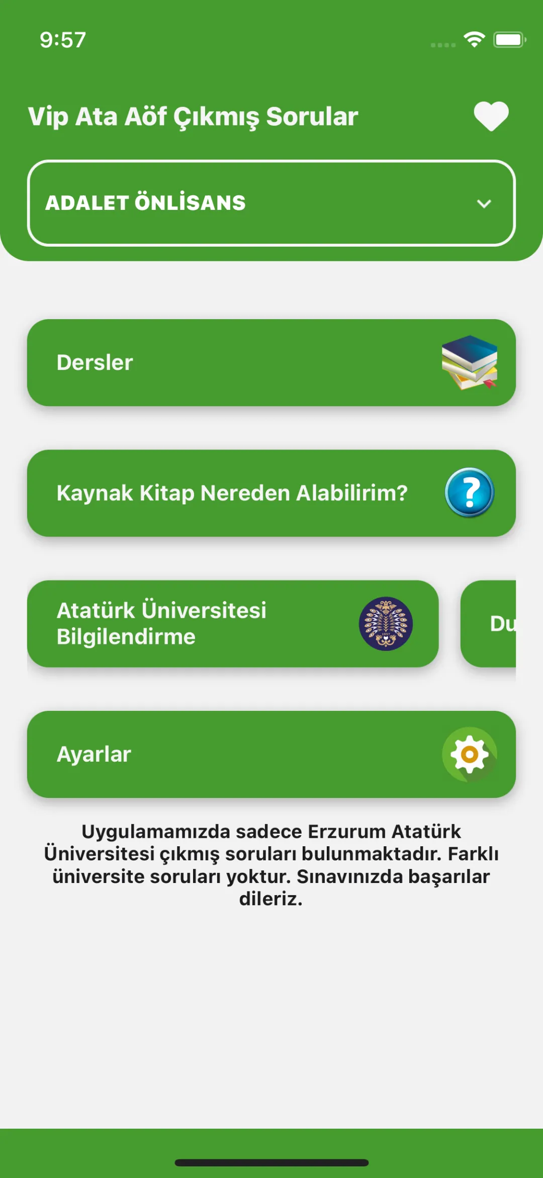 VİP Ata Aöf Çıkmış Sorular | Indus Appstore | Screenshot