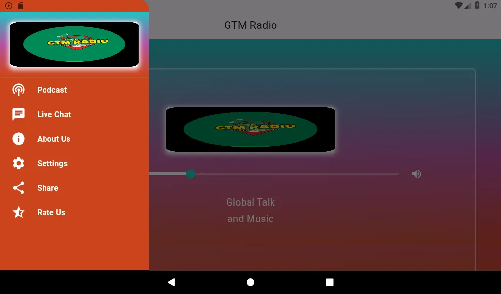 Global Talk & Music | Indus Appstore | Screenshot