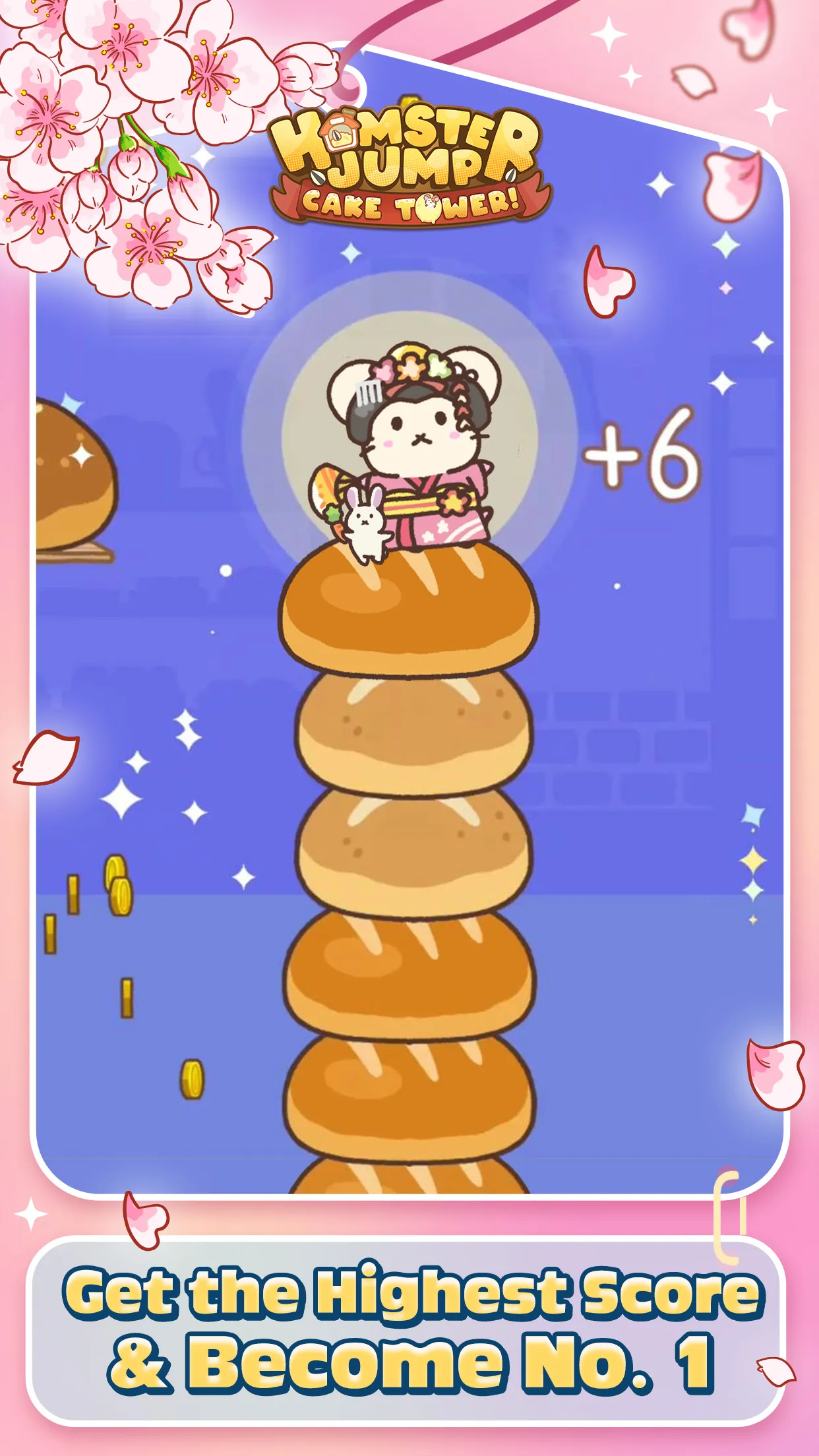 Hamster Jump: Cake Tower! | Indus Appstore | Screenshot