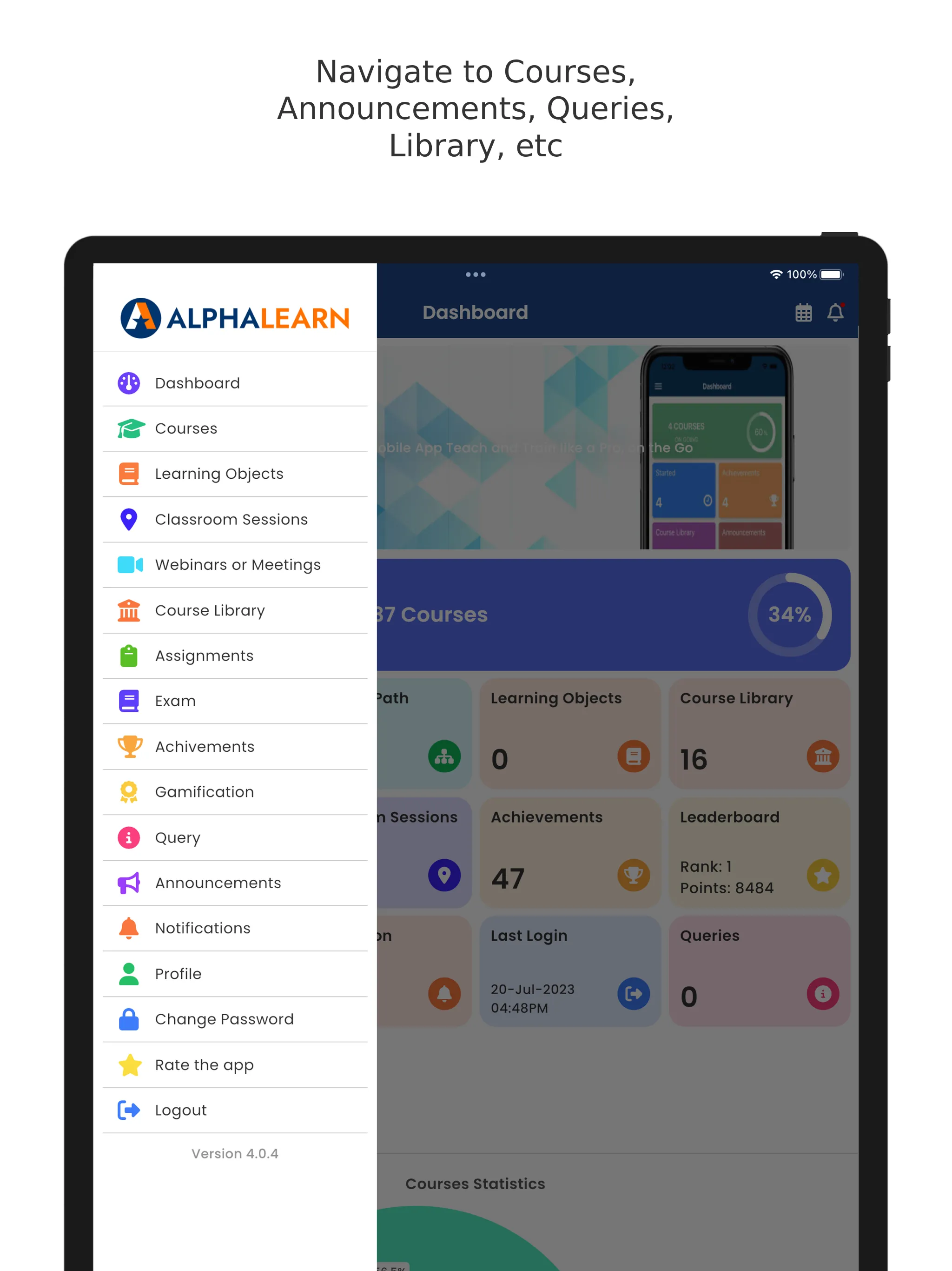 AlphaLearn LMS | Indus Appstore | Screenshot