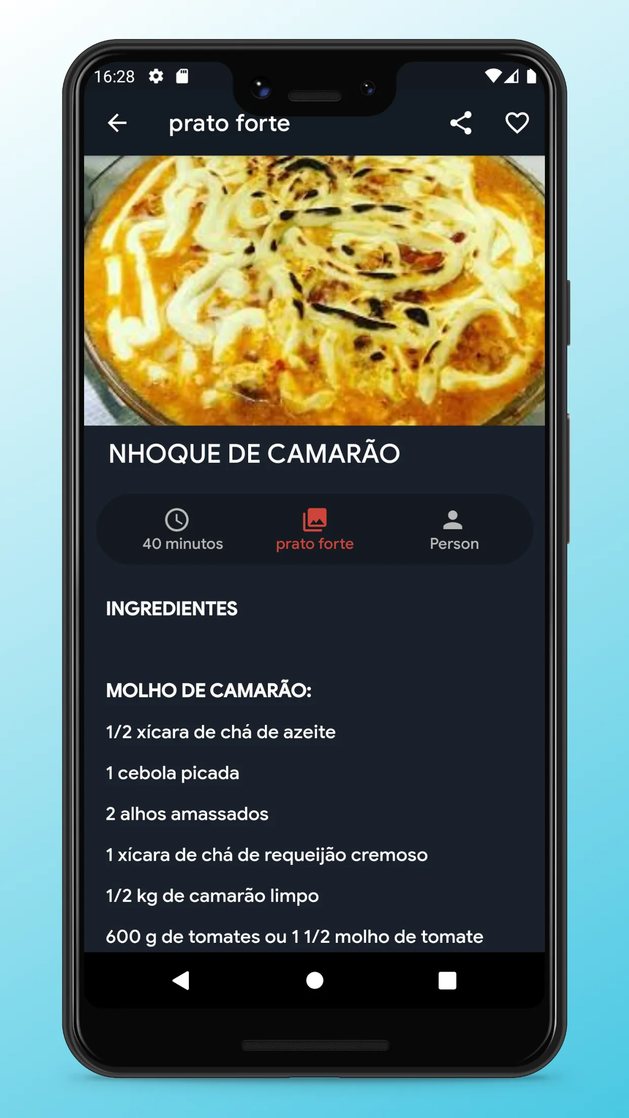 Brazilian Food Recipes App | Indus Appstore | Screenshot