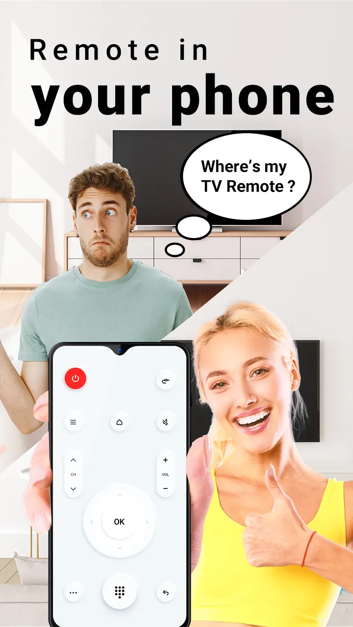 TV Remote Control for All TV | Indus Appstore | Screenshot