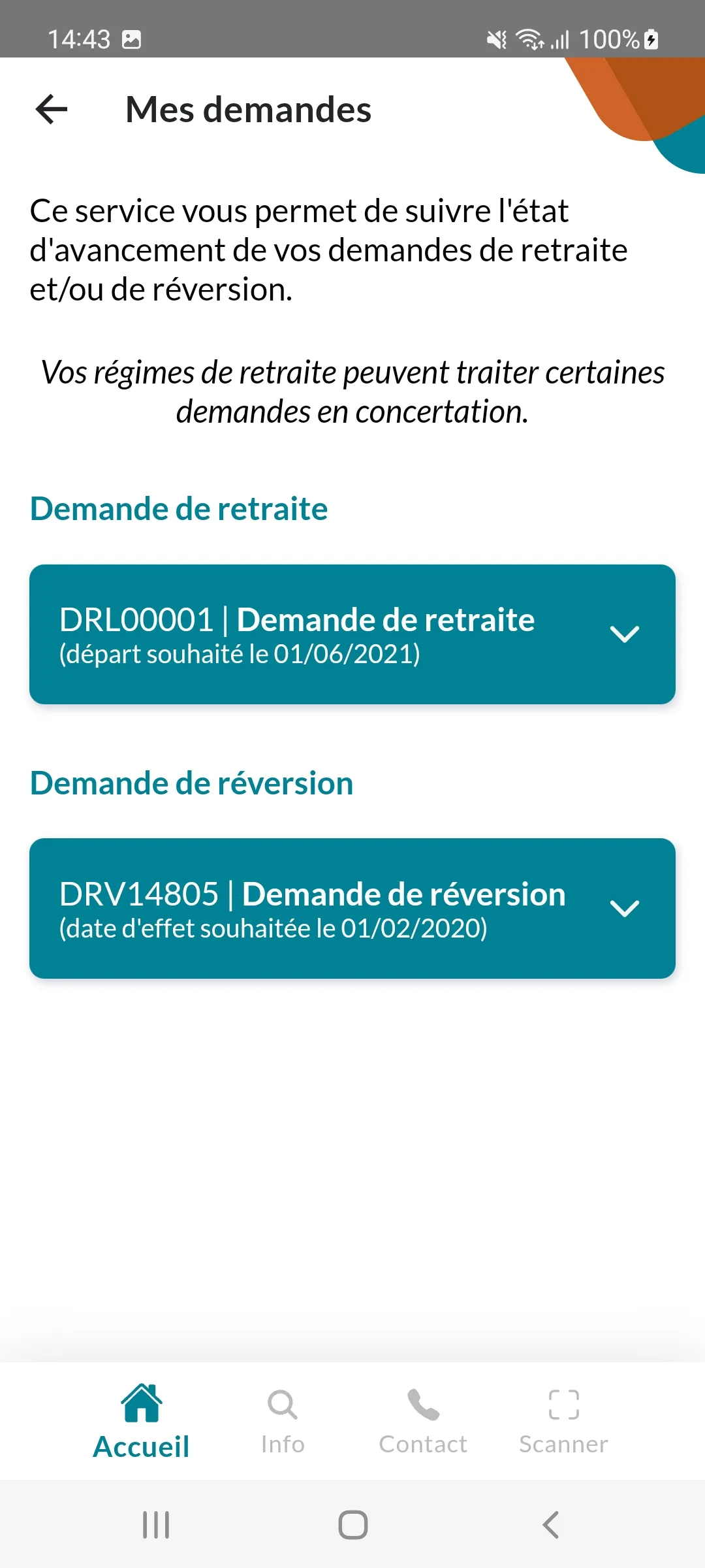 Mon compte retraite | Indus Appstore | Screenshot