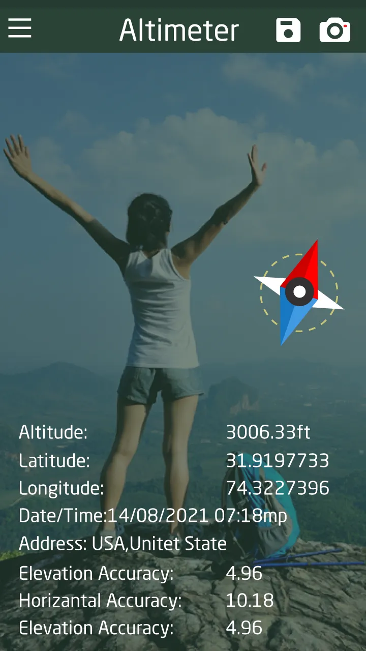 Altitude Meter - Altimeter App | Indus Appstore | Screenshot