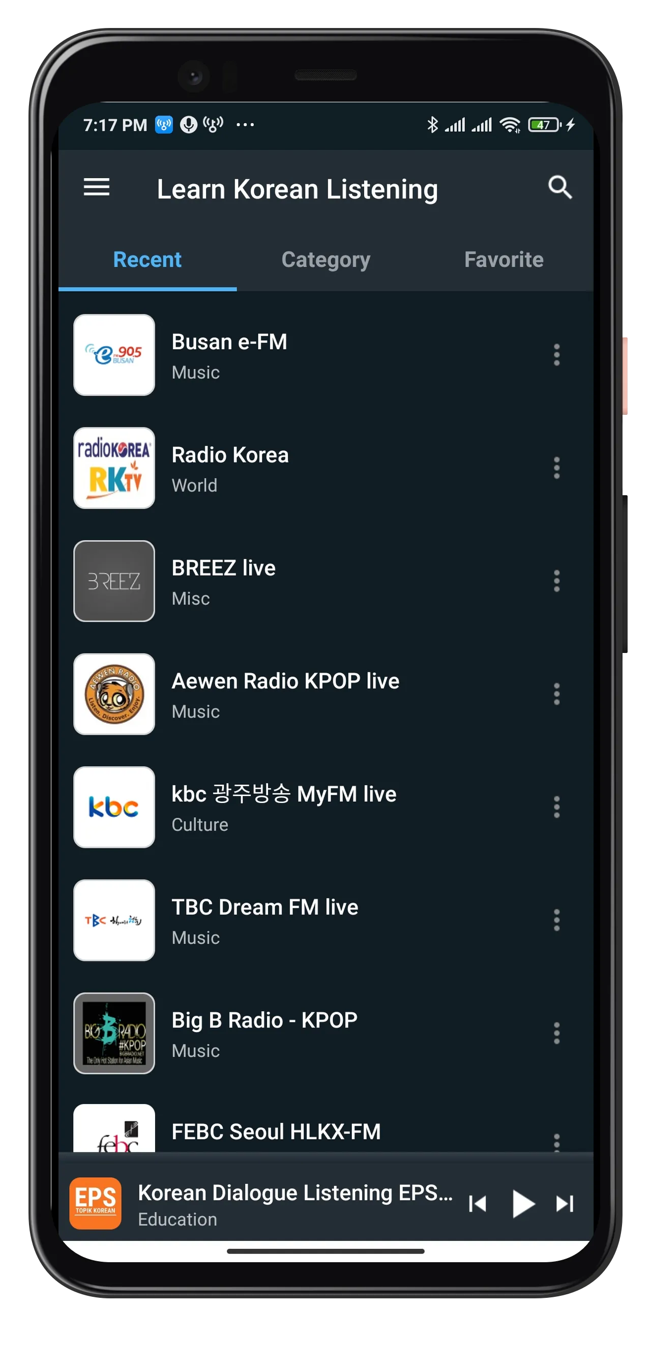 Learn Korean Listening | Indus Appstore | Screenshot