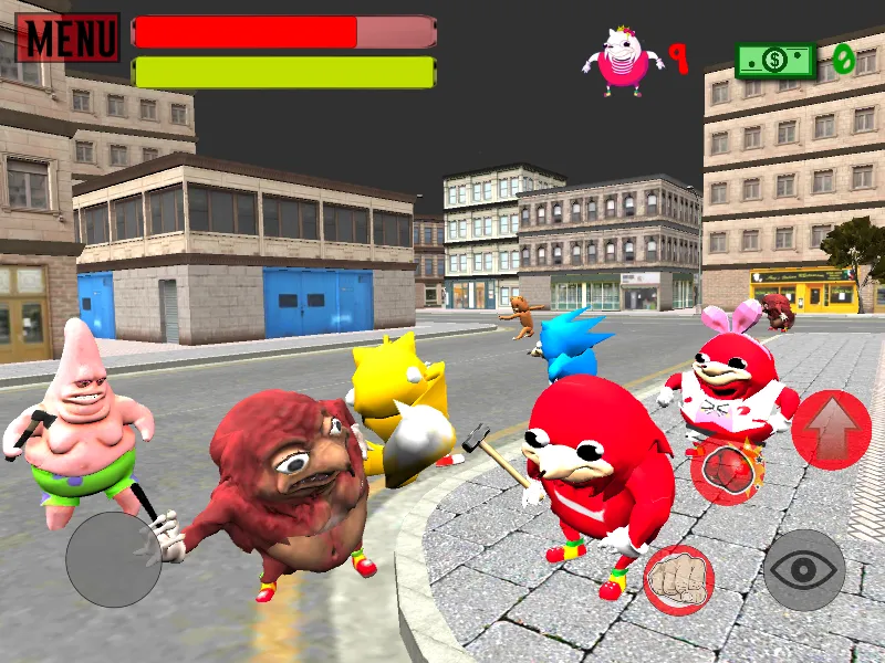 Ugandan Simulator. Knuckles 3D | Indus Appstore | Screenshot