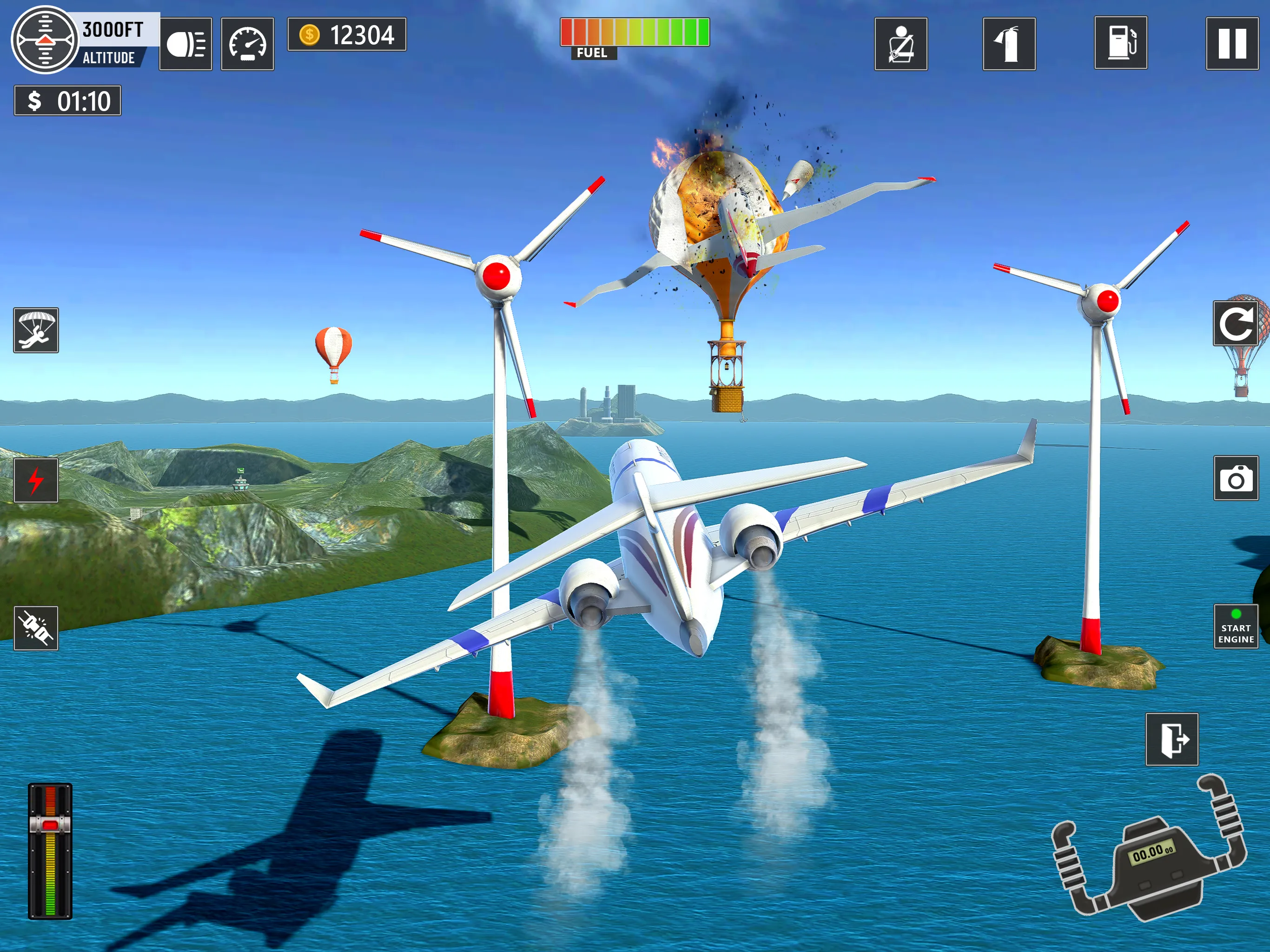 Plane Flight - Crash Simulator | Indus Appstore | Screenshot