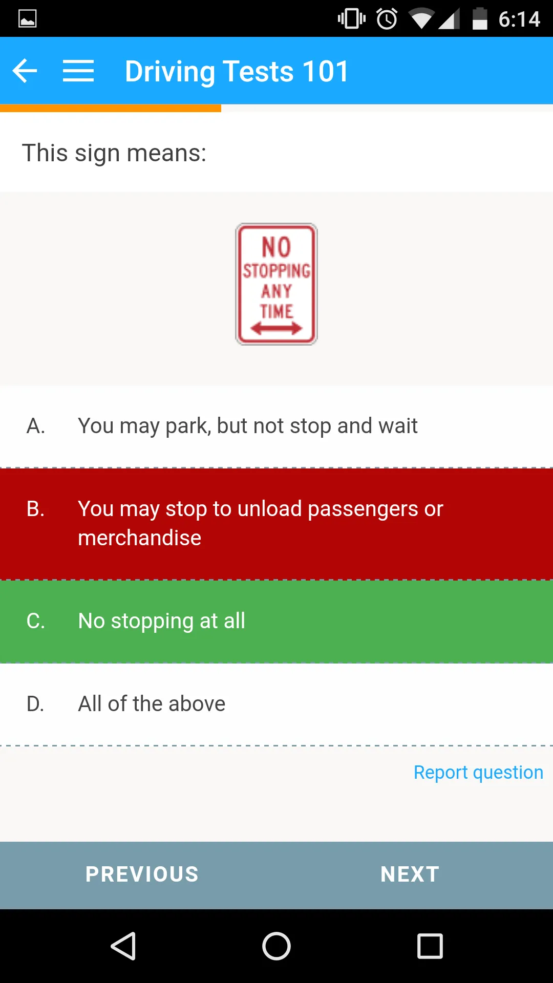 Driving Tests 101 | Indus Appstore | Screenshot