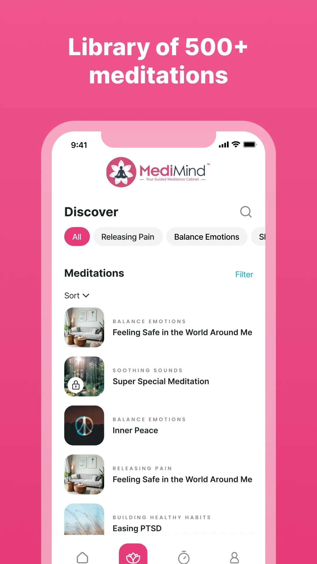 MediMind: Meditation Therapy | Indus Appstore | Screenshot