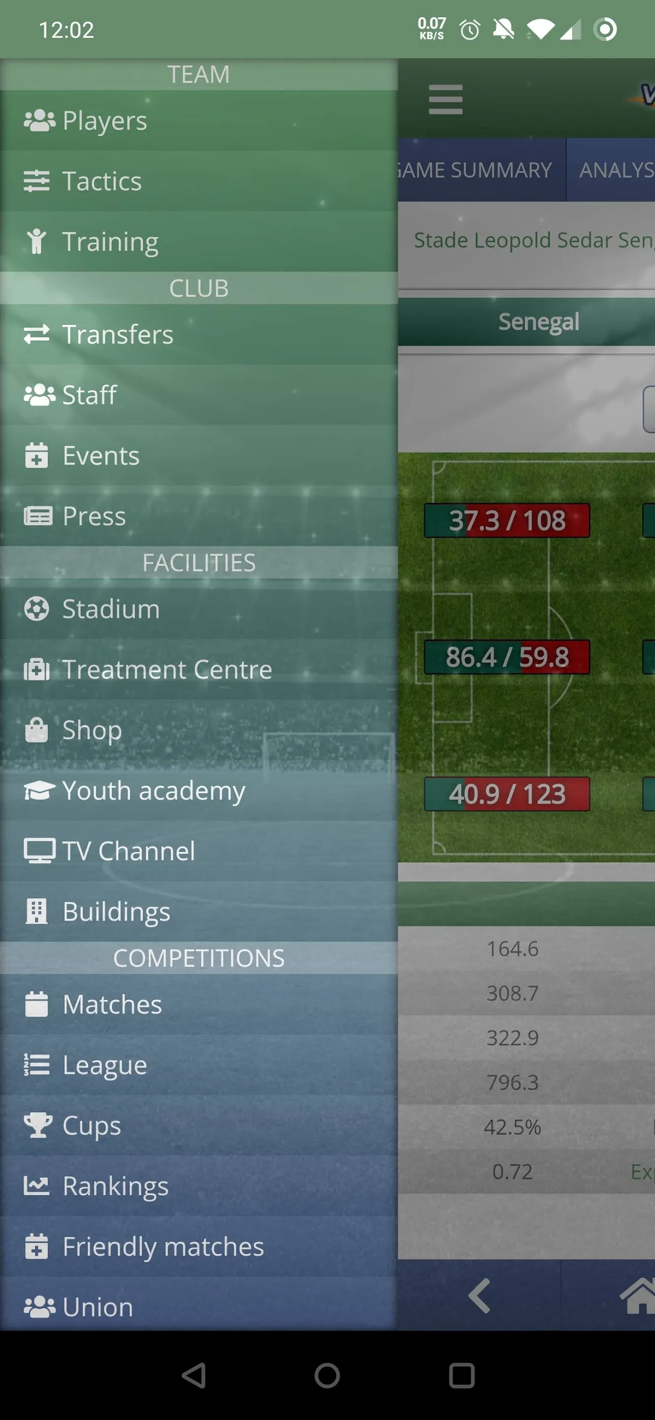 Virtuafoot Football Manager | Indus Appstore | Screenshot
