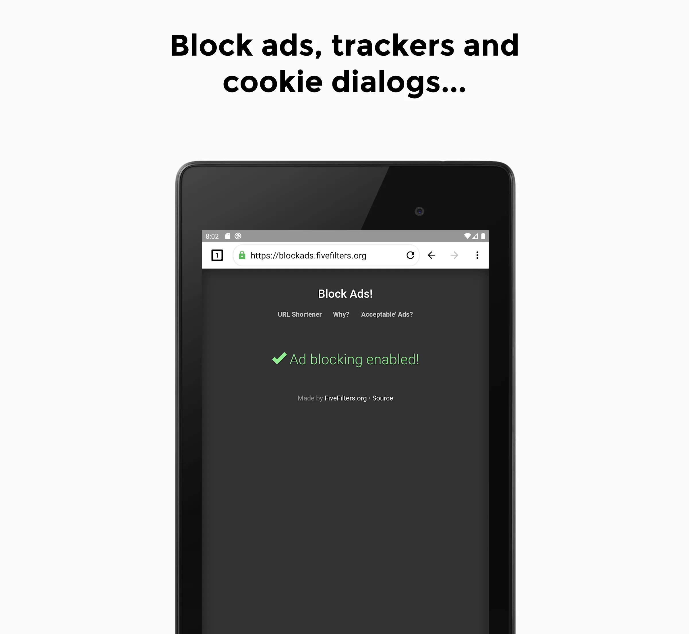 SmartCookieWeb Privacy Browser | Indus Appstore | Screenshot