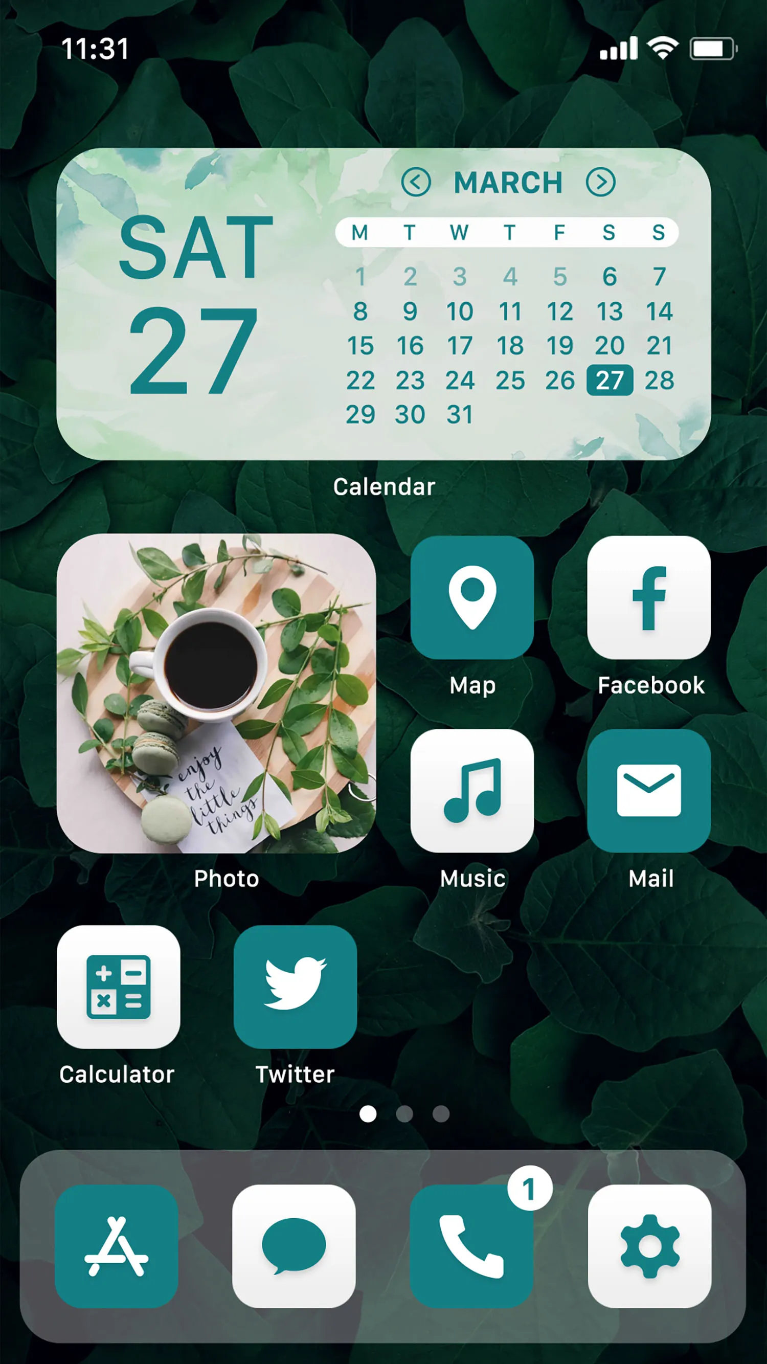 Wow Teal White - Icon Pack | Indus Appstore | Screenshot