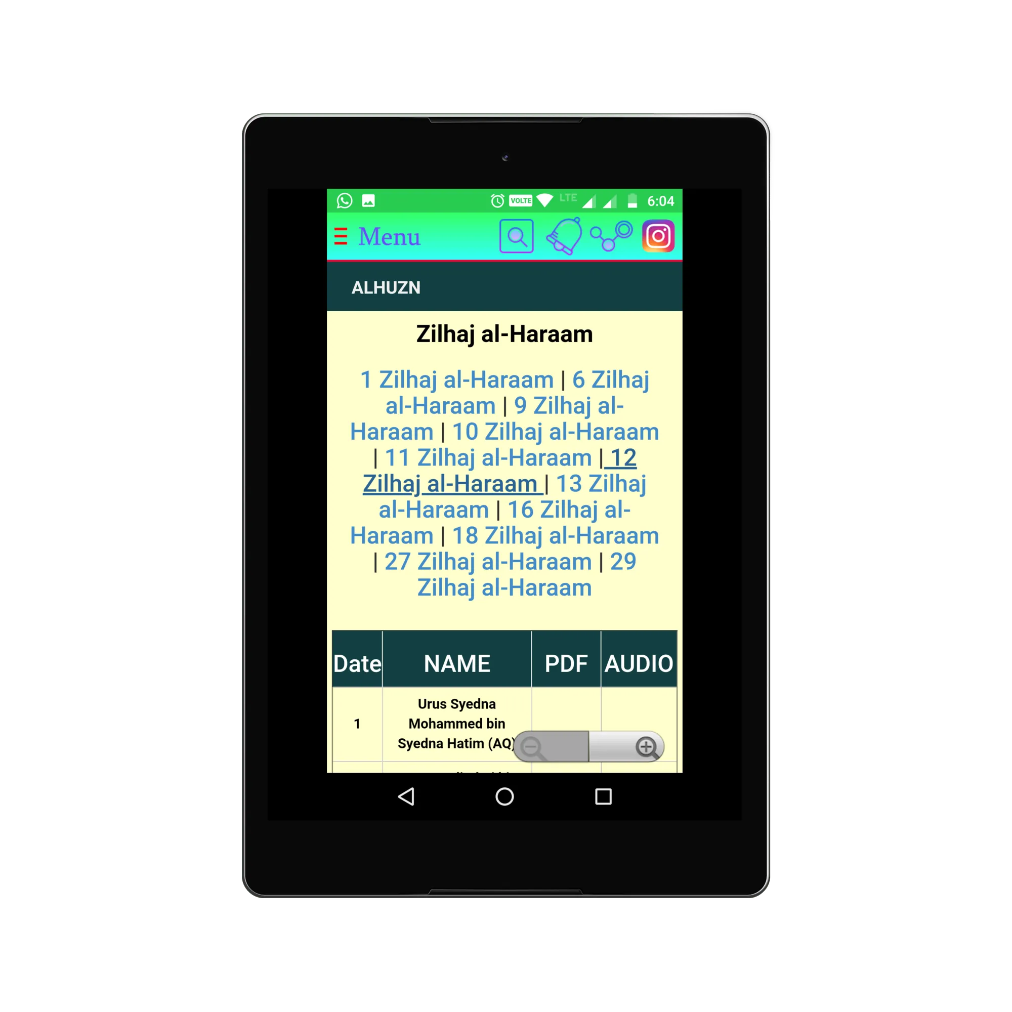 Dawoodi Bohra Marasiya- AlHuzn | Indus Appstore | Screenshot