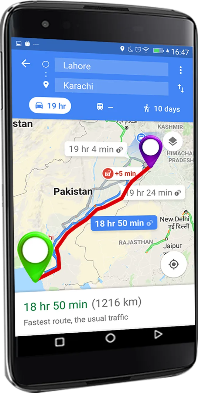 GPS Route Finder: Map Tracker | Indus Appstore | Screenshot