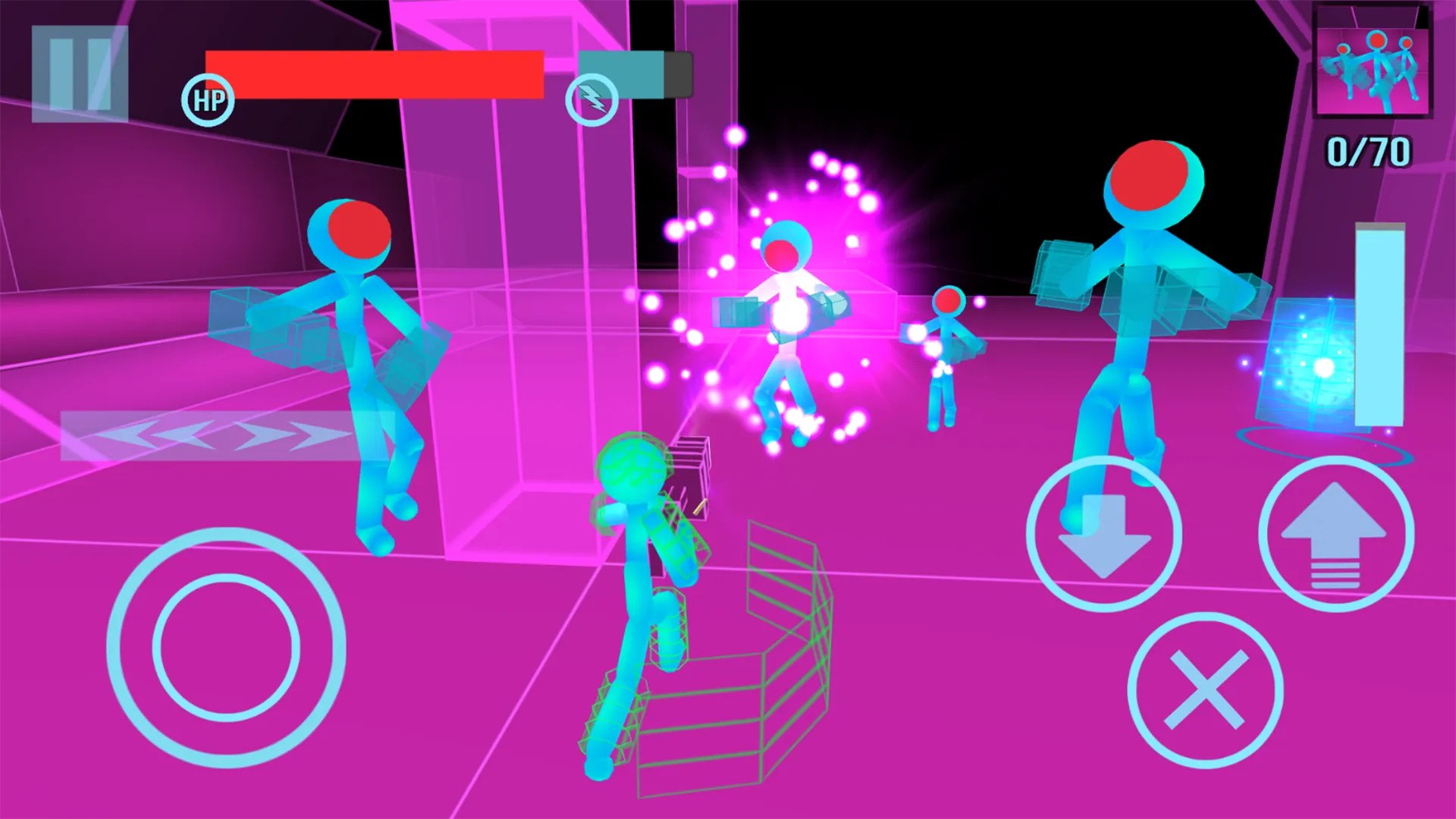 Stickman Neon Gun Warriors | Indus Appstore | Screenshot