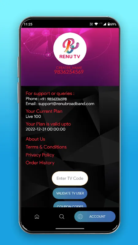 Renu TV | Indus Appstore | Screenshot