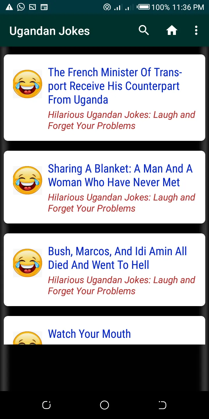 African Funny Jokes | Indus Appstore | Screenshot