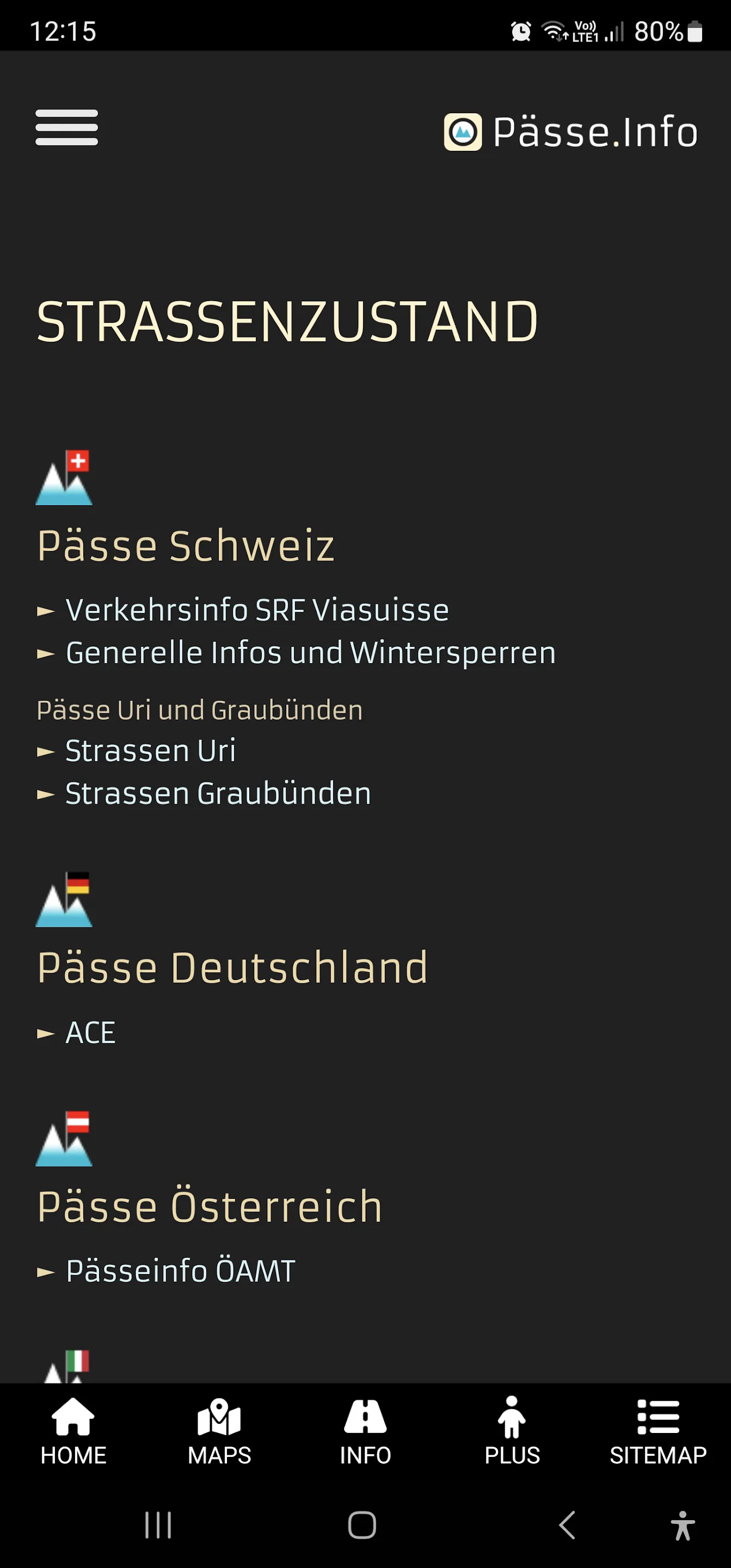 Pässe.Info | Indus Appstore | Screenshot