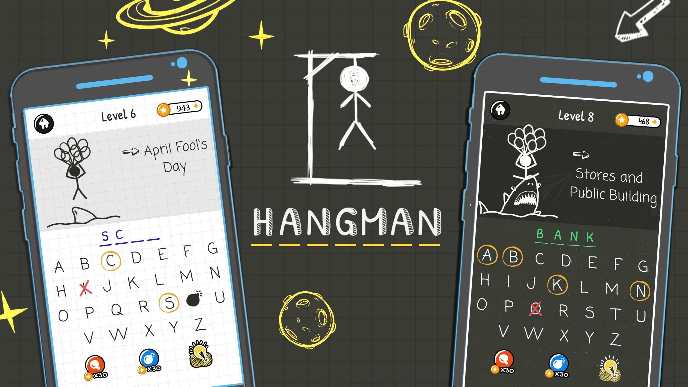 Hangman Words:Two Player Games | Indus Appstore | Screenshot