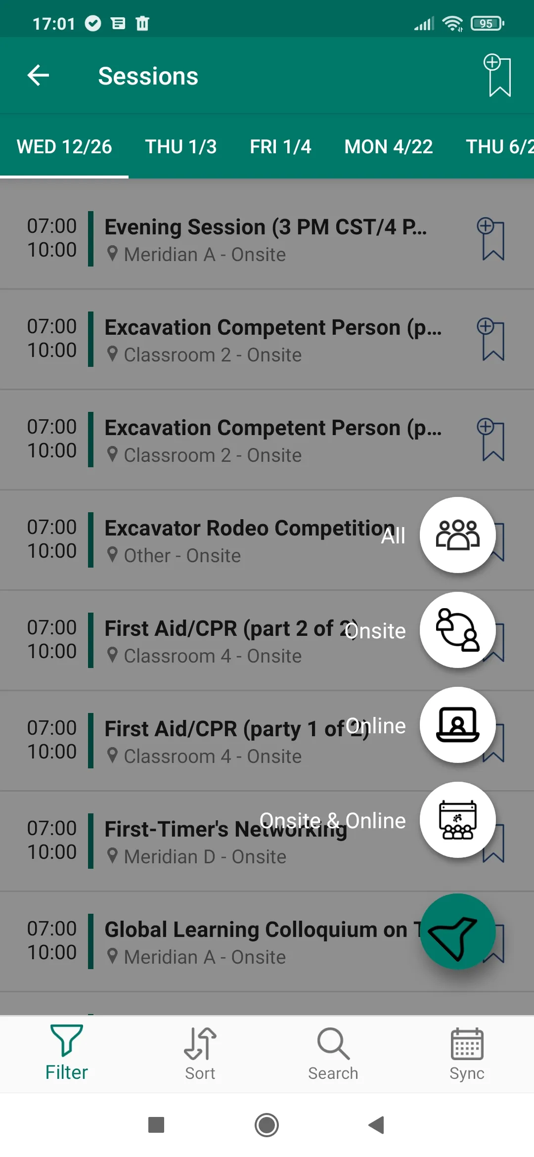 Conference Attendee | Indus Appstore | Screenshot