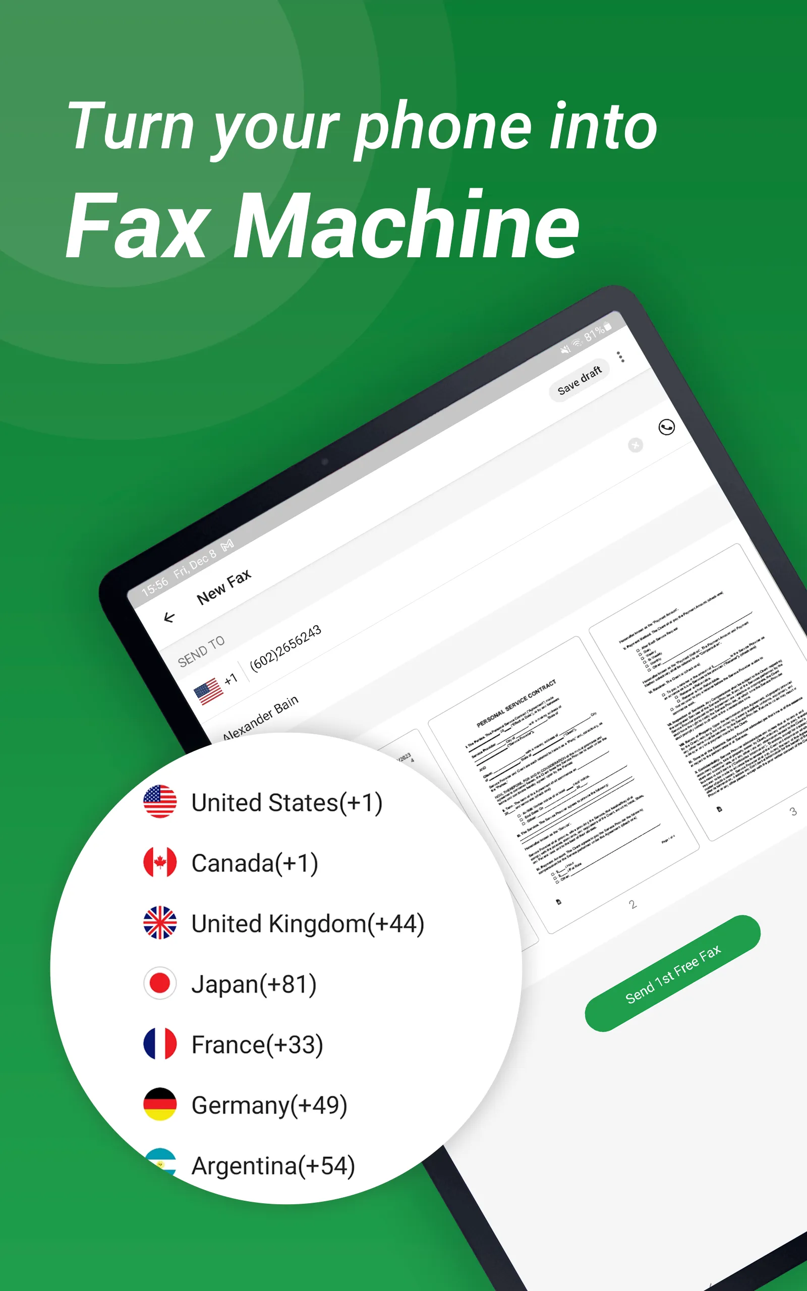 Tiny Fax - Send Fax from Phone | Indus Appstore | Screenshot