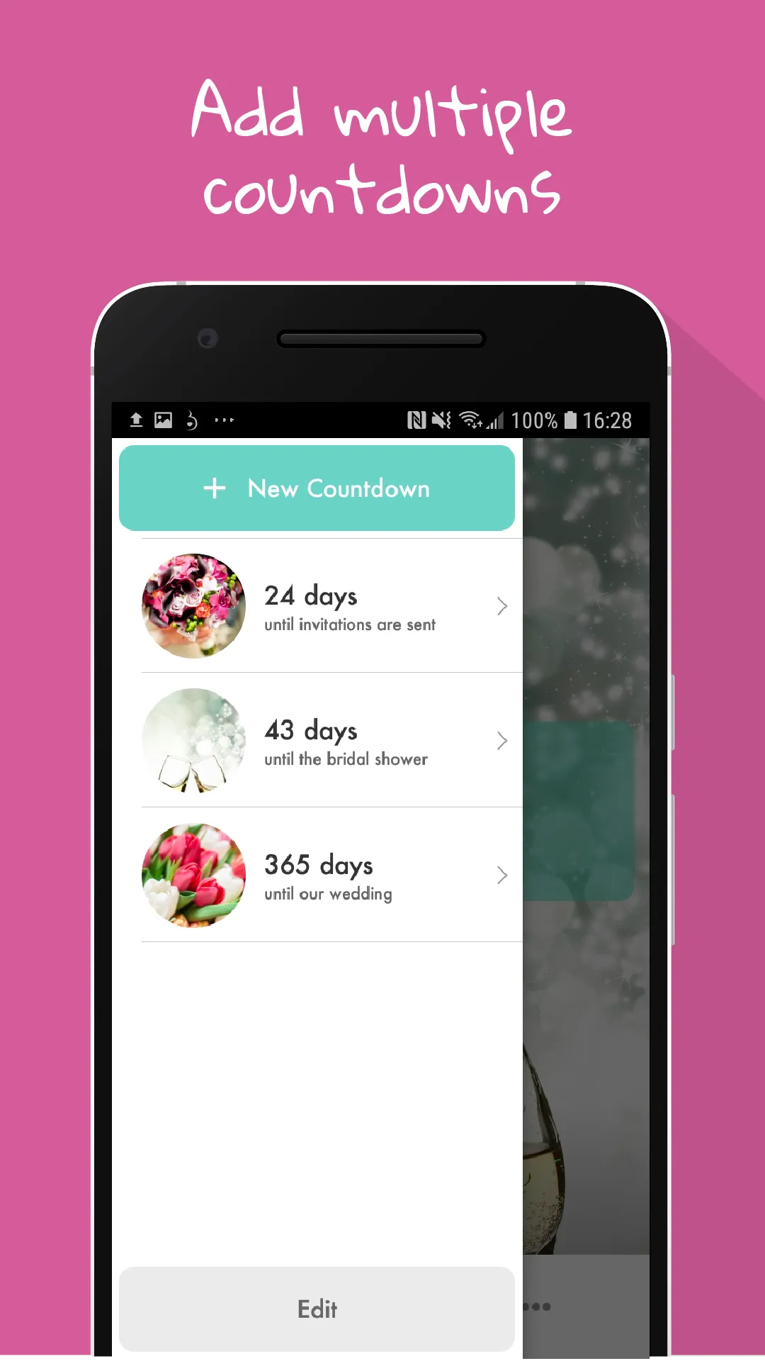 Wedding Countdown Widget | Indus Appstore | Screenshot