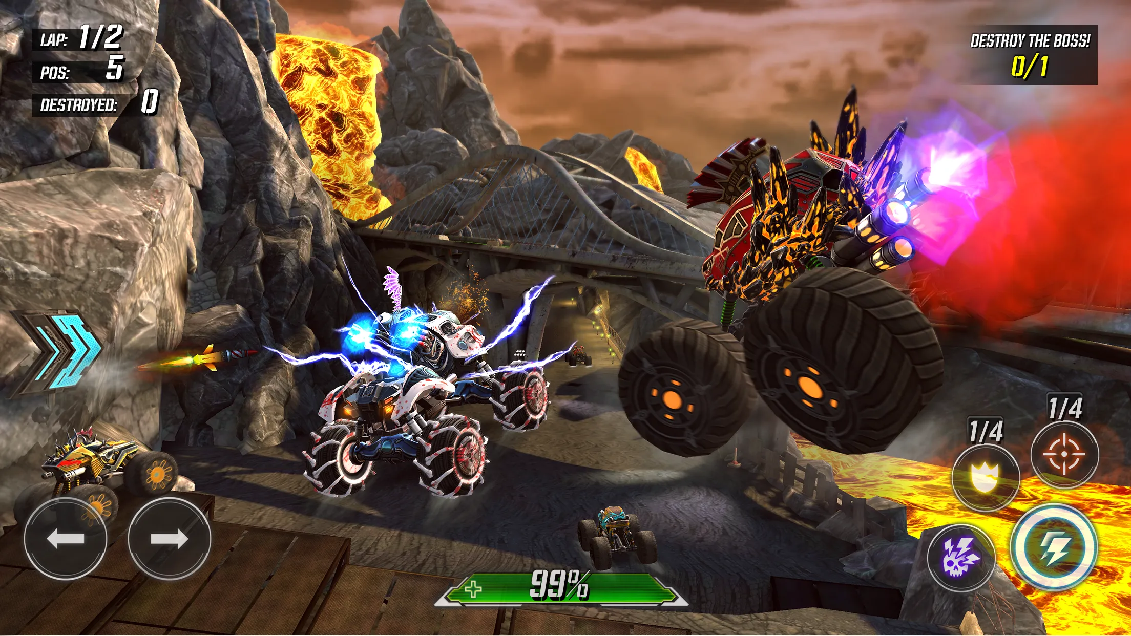 RACE: Rocket Arena Car Extreme | Indus Appstore | Screenshot