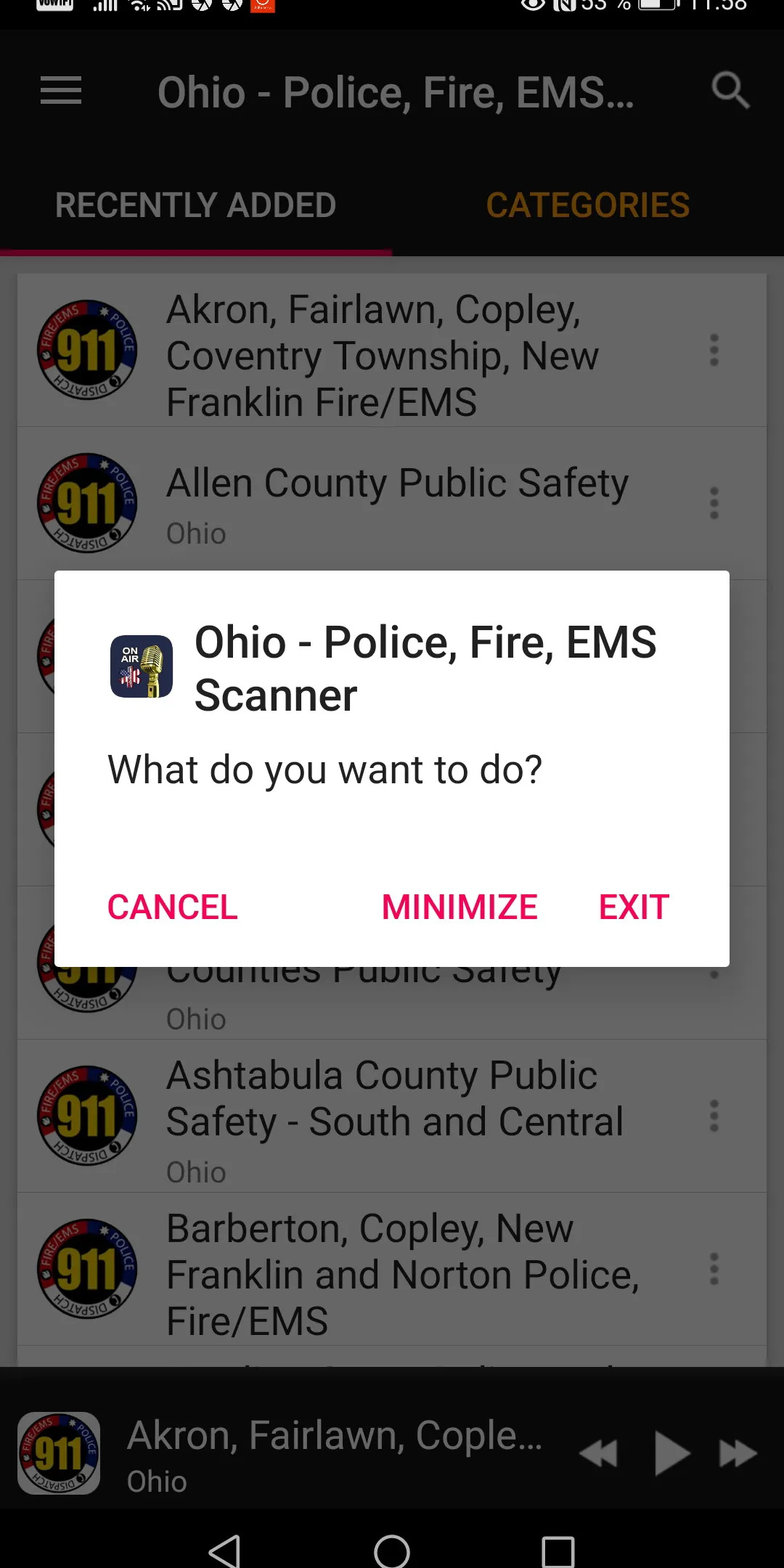 Police Scanner Radio - Ohio | Indus Appstore | Screenshot