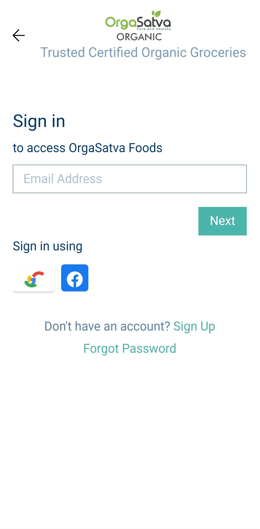 OrgaSatva -Online Grocery Shop | Indus Appstore | Screenshot