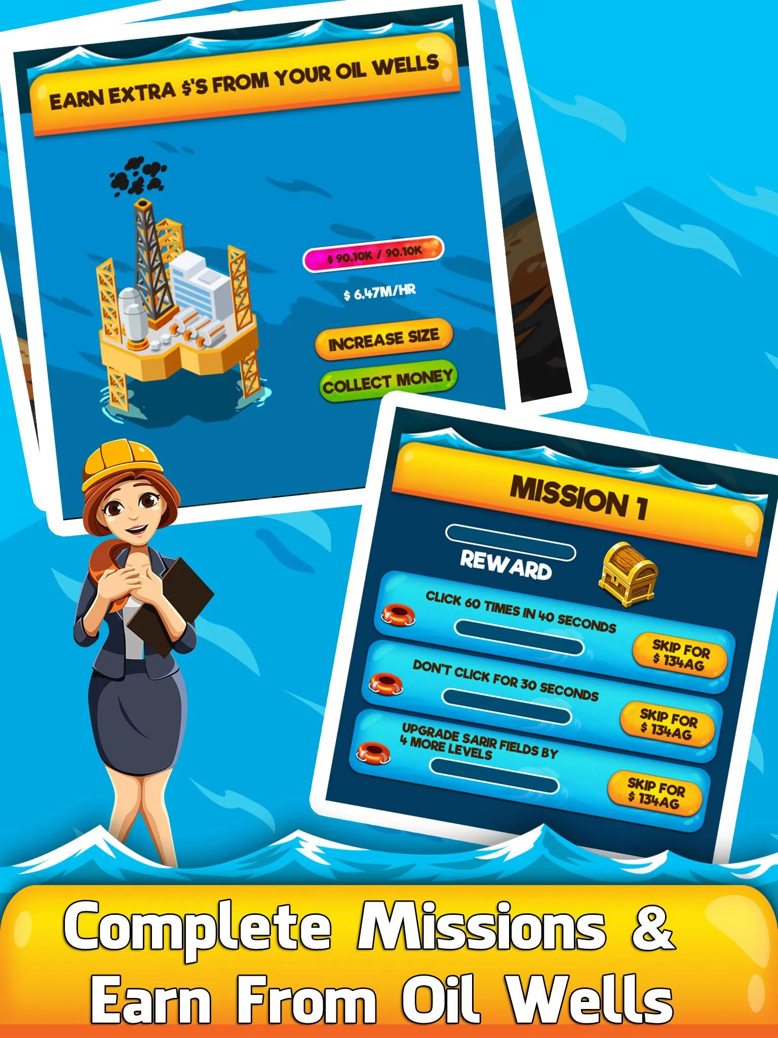 Oil Tycoon 2: Idle Miner Game | Indus Appstore | Screenshot