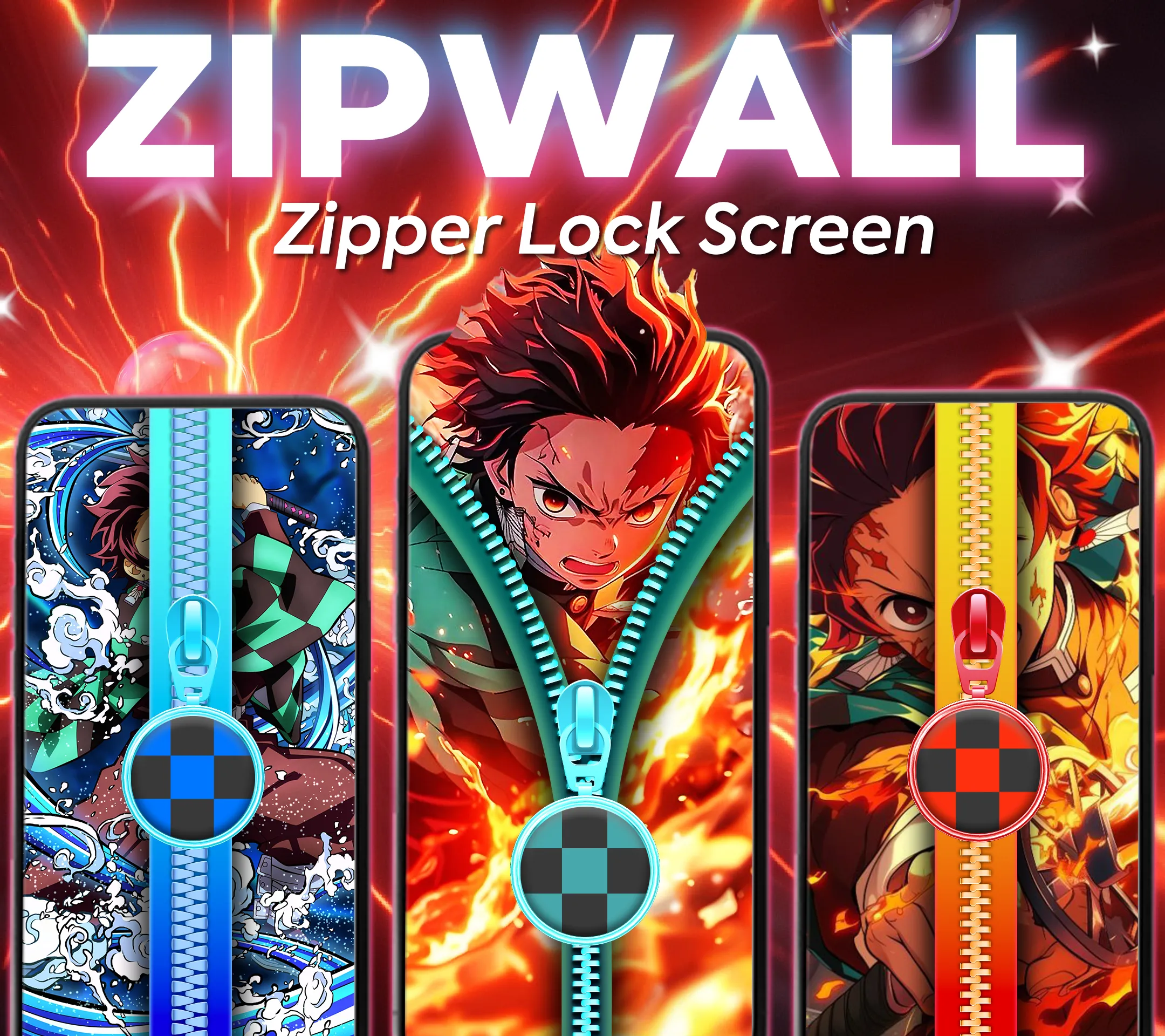 ZipWall : Zipper Lock Screen | Indus Appstore | Screenshot
