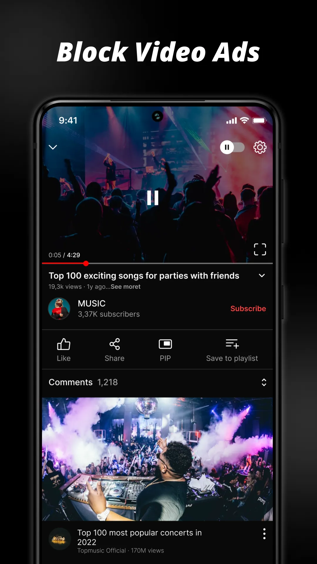 PlayTube & MP3 Player | Indus Appstore | Screenshot