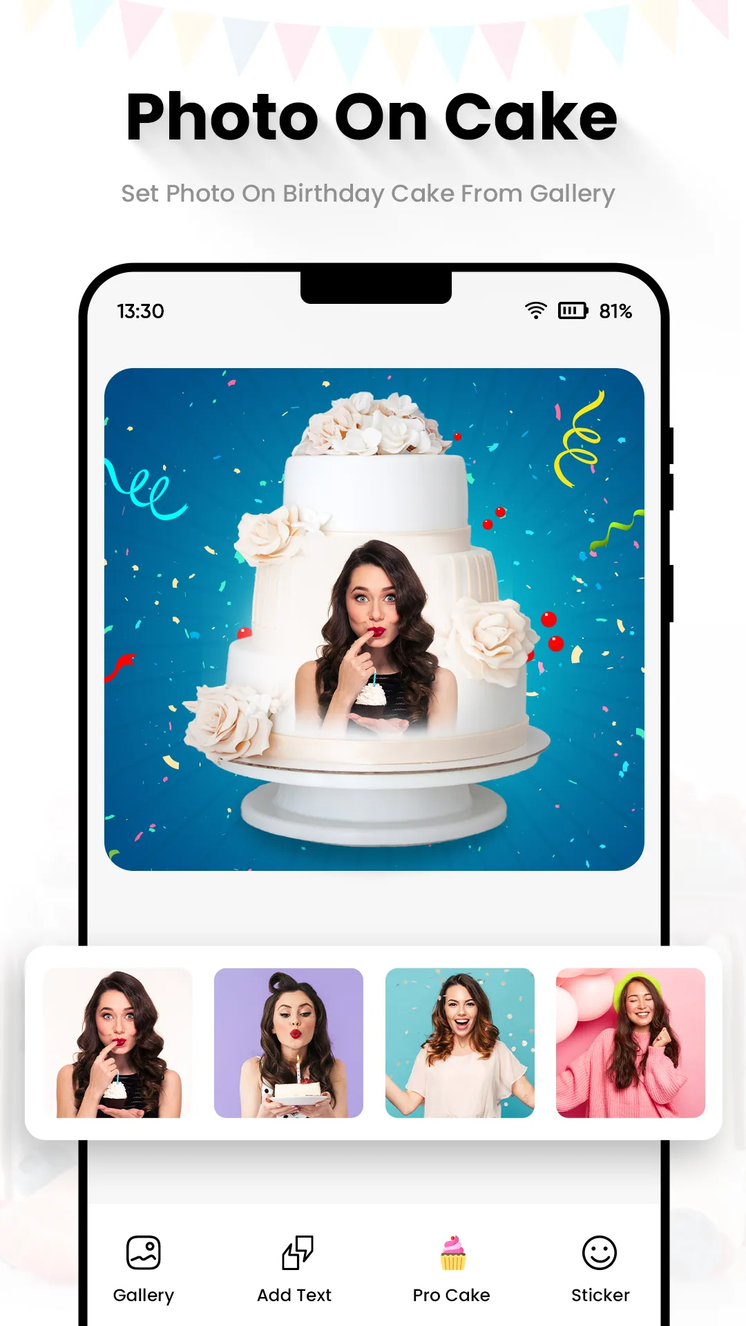 Name Photo On Birthday Cake | Indus Appstore | Screenshot