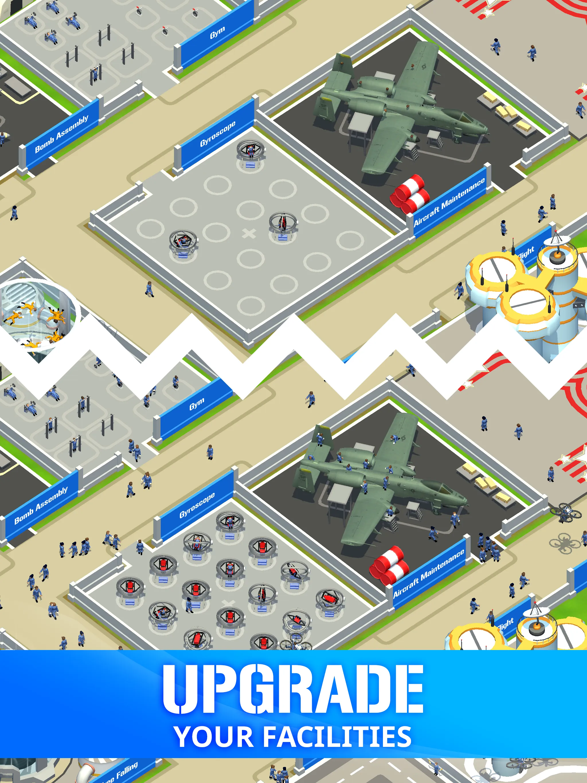 Idle Air Force Base | Indus Appstore | Screenshot