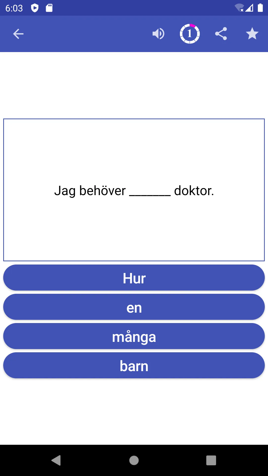 Learn Swedish phrases | Indus Appstore | Screenshot