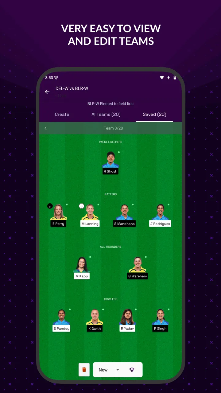 AI11: Fantasy Team Generator | Indus Appstore | Screenshot