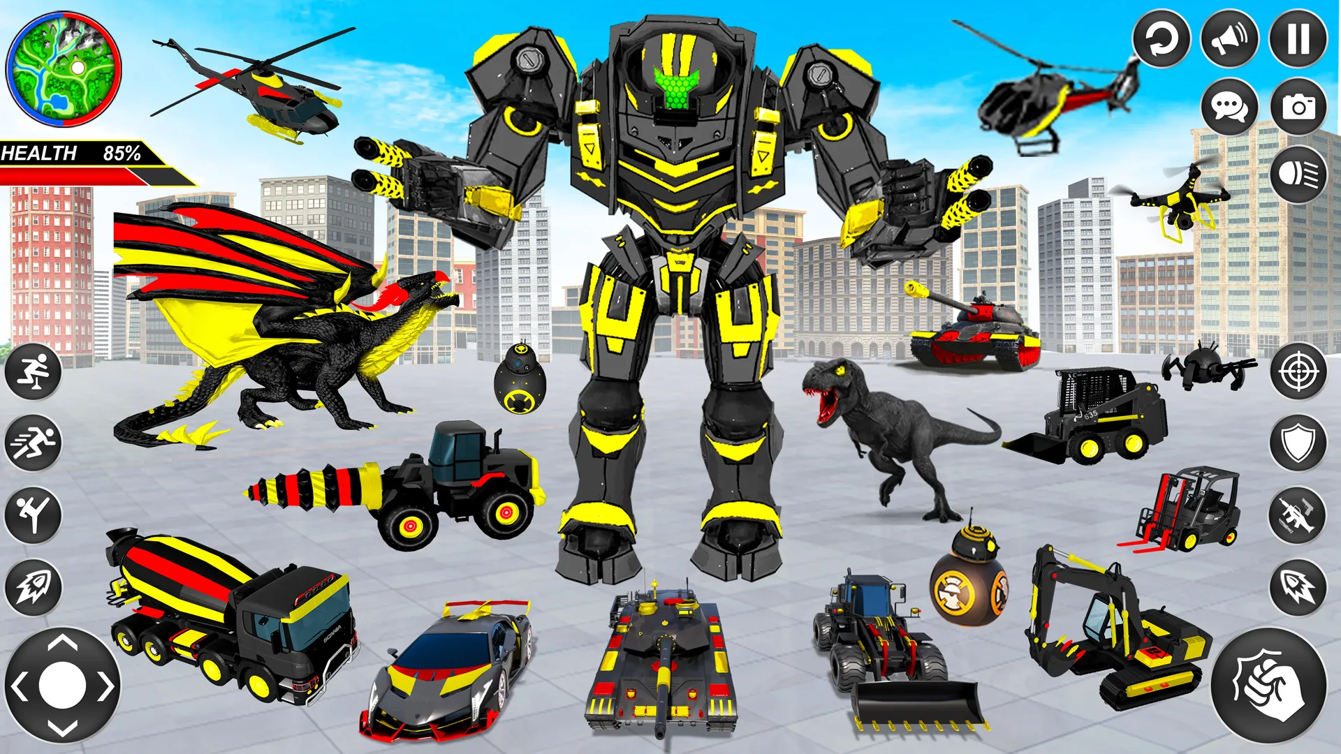 Mech Robot Transforming Games | Indus Appstore | Screenshot