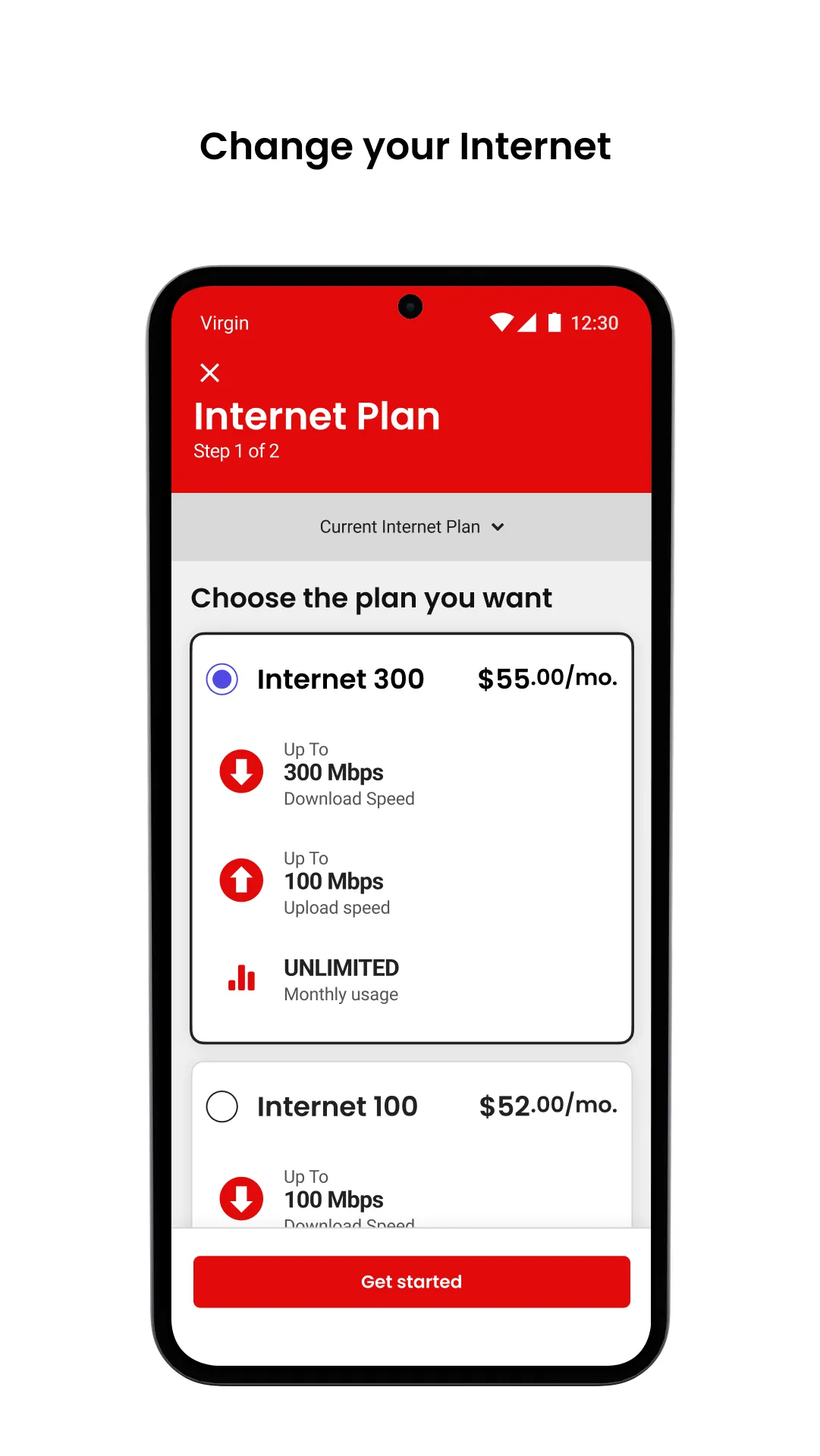 Virgin Plus My Account | Indus Appstore | Screenshot