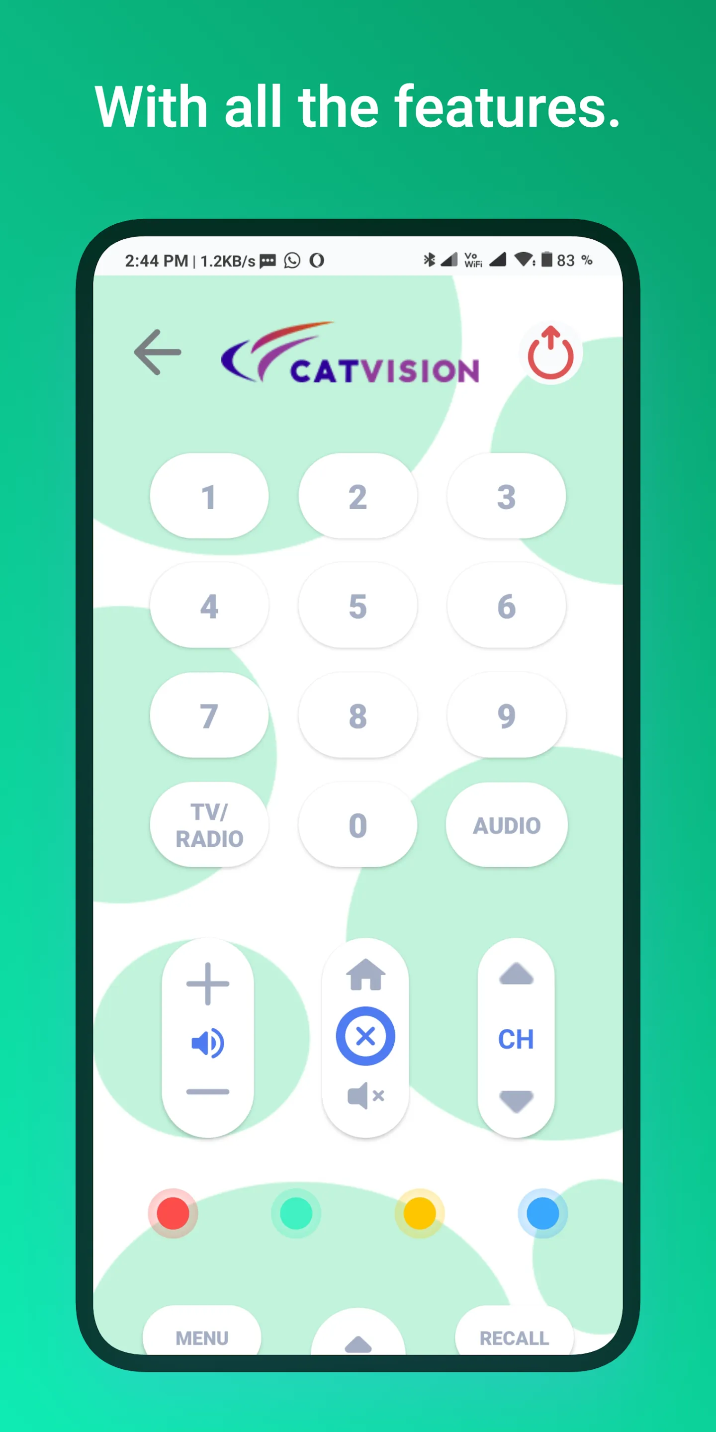 Catvision Remote | Indus Appstore | Screenshot