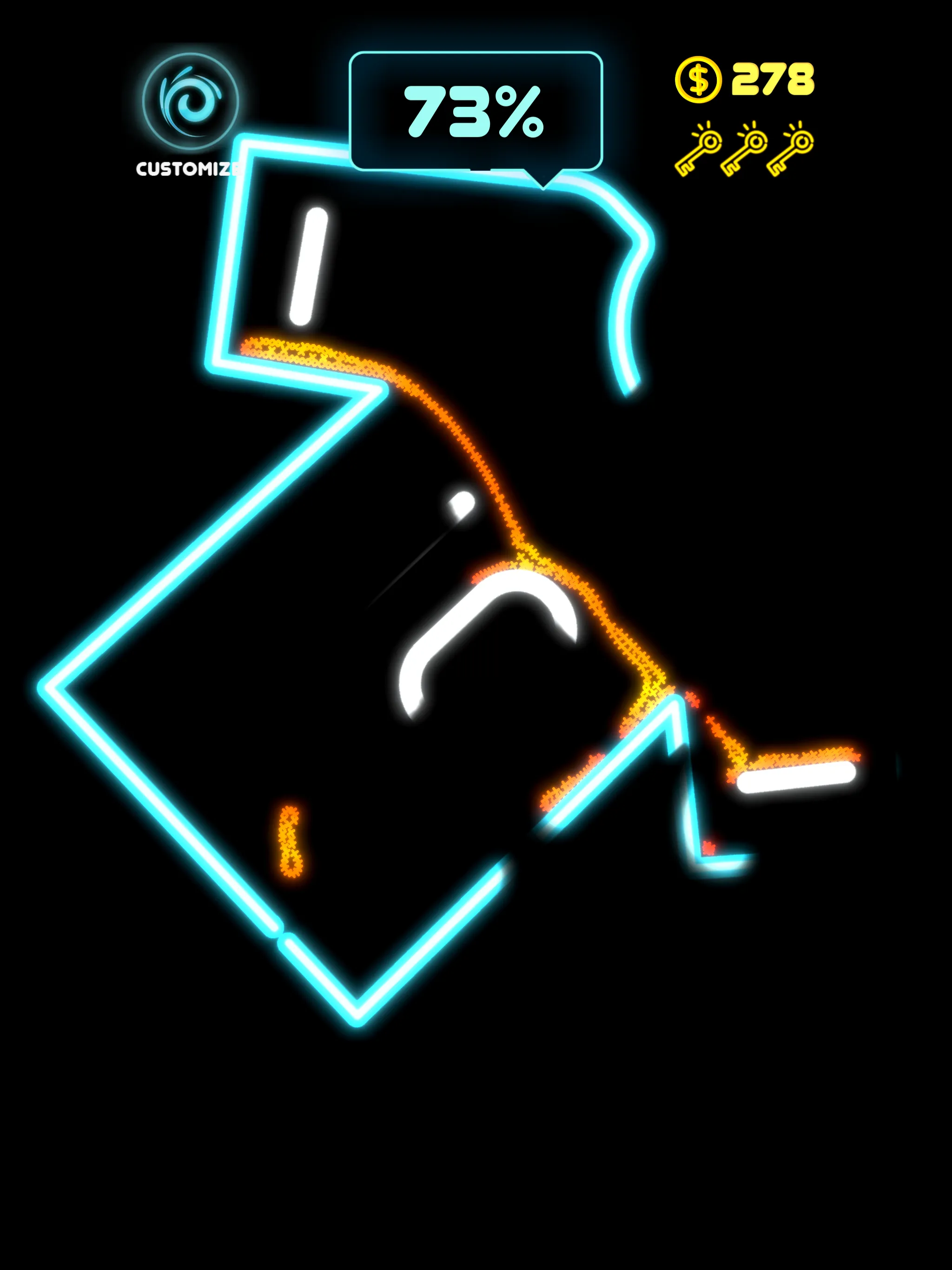 Neon Splash | Indus Appstore | Screenshot