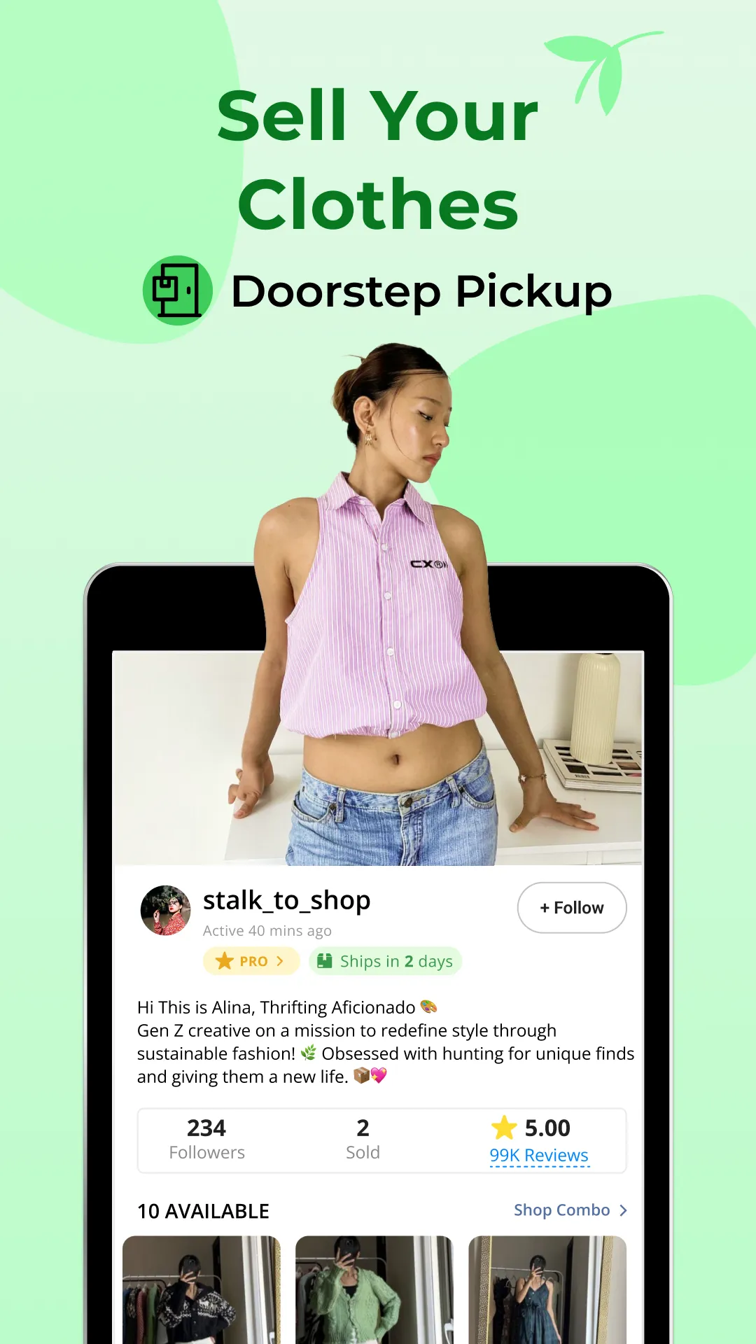 FreeUp: Sell & Buy Clothes | Indus Appstore | Screenshot