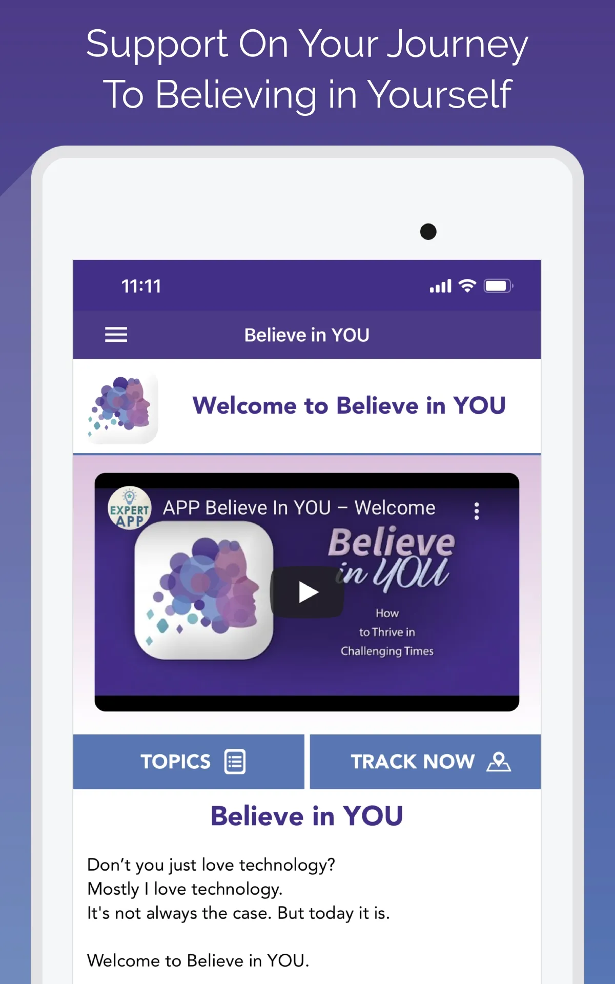 Believe In You | Indus Appstore | Screenshot