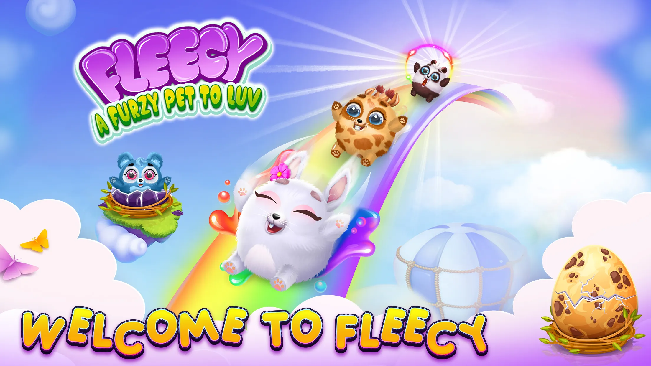 Fleecy - A Furzy Pet to luv | Indus Appstore | Screenshot